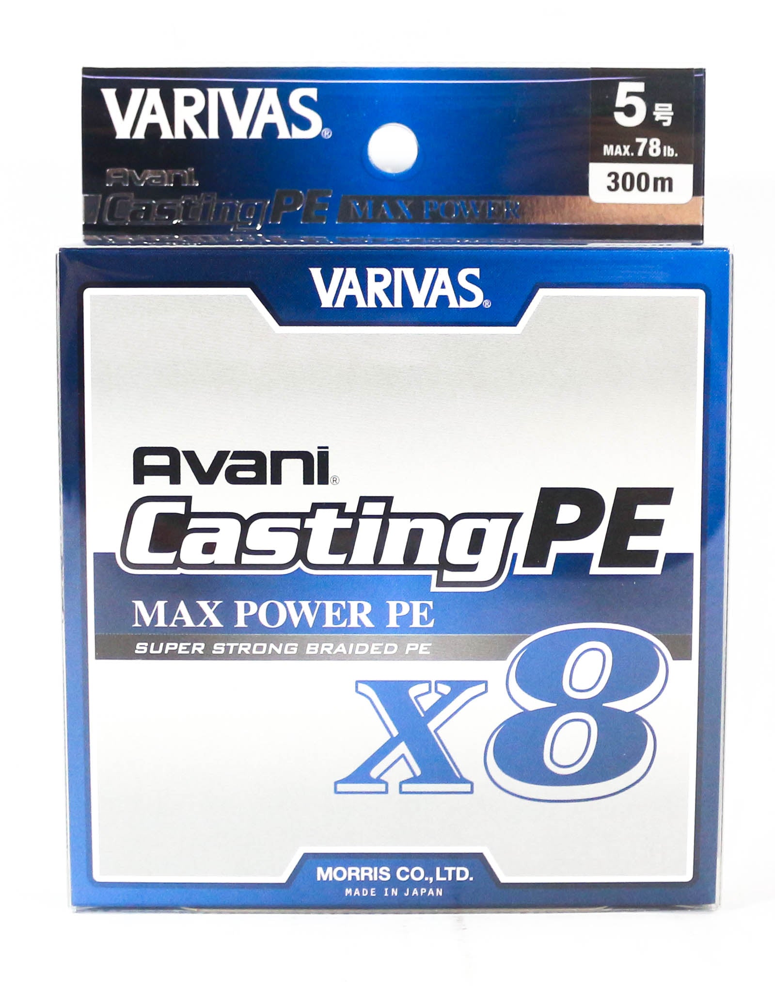 Varivas P.E Line New Avani Max Power Casting X8 300m P.E 5 78lb (8609)