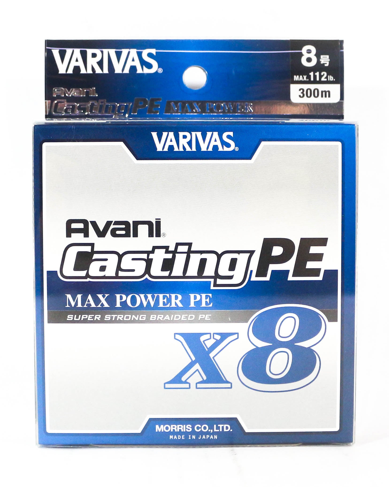 Varivas P.E Line New Avani Max Power Casting X8 300m P.E 8 112lb (8623)