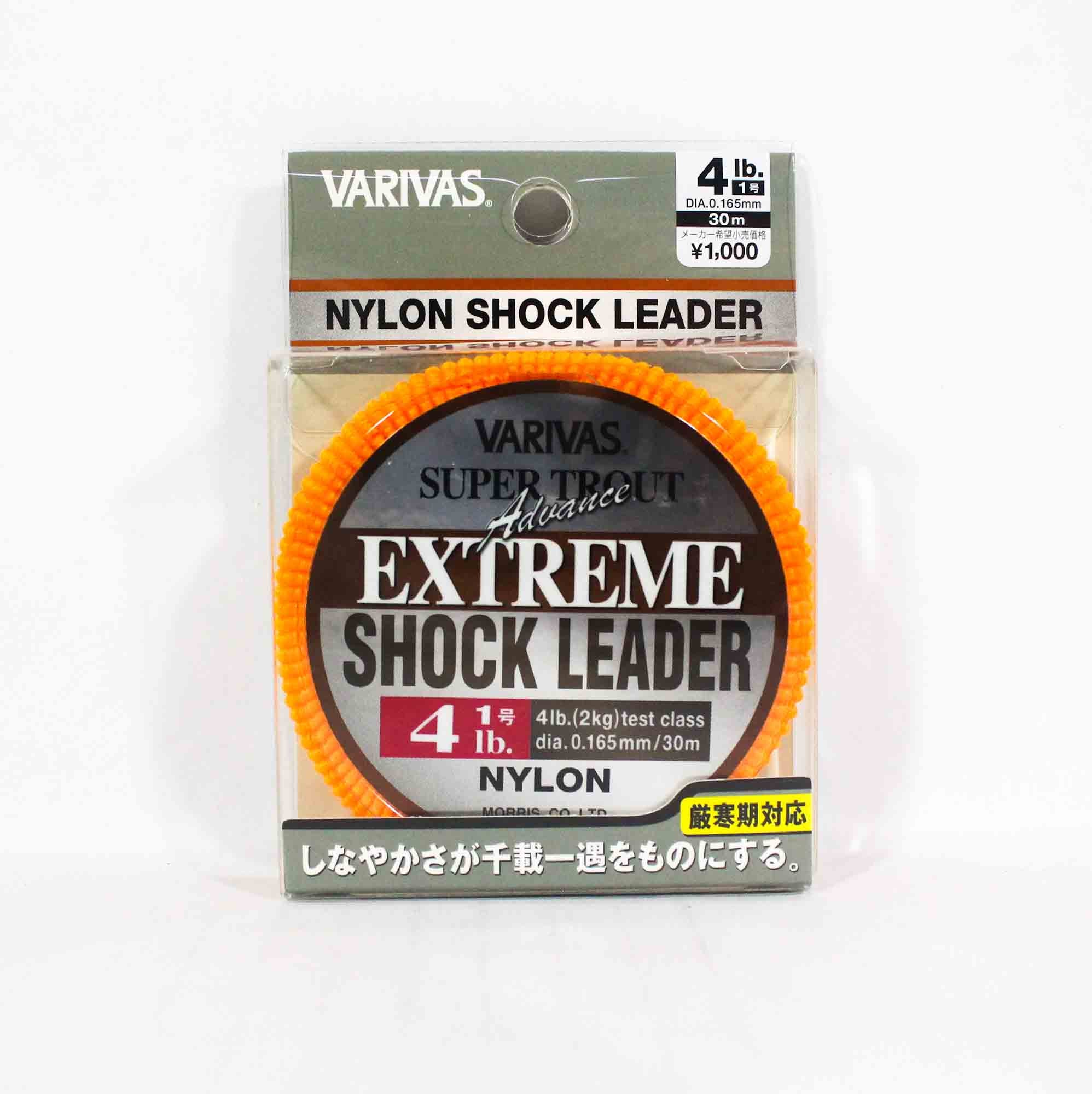 Varivas Nylon Super Trout Advance Extreme Shock Leader Line 30m 4lb (2217)