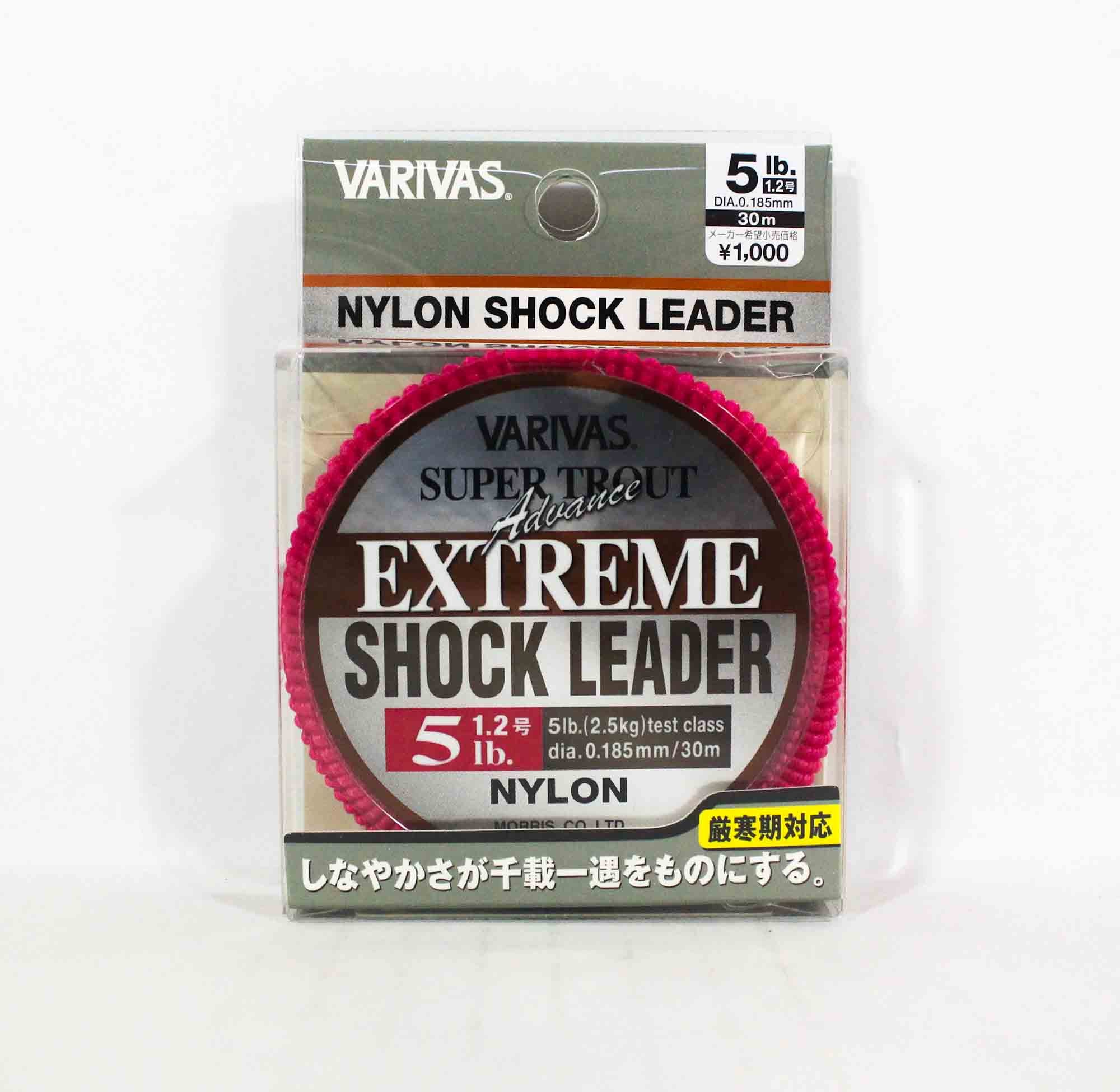 Varivas Nylon Super Trout Advance Extreme Shock Leader Line 30m 5lb (2224)