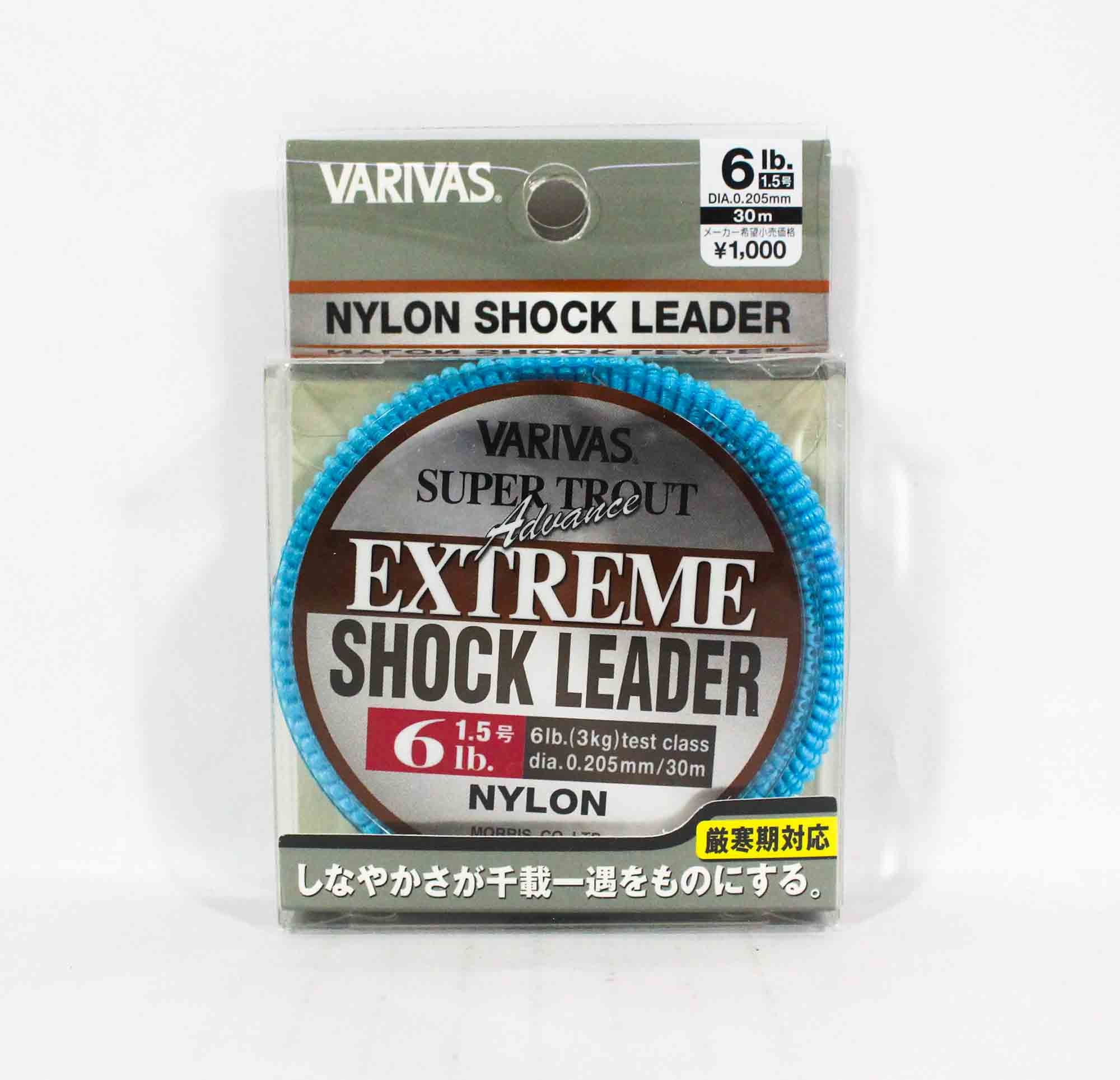 Varivas Nylon Super Trout Advance Extreme Shock Leader Line 30m 6lb (2231)