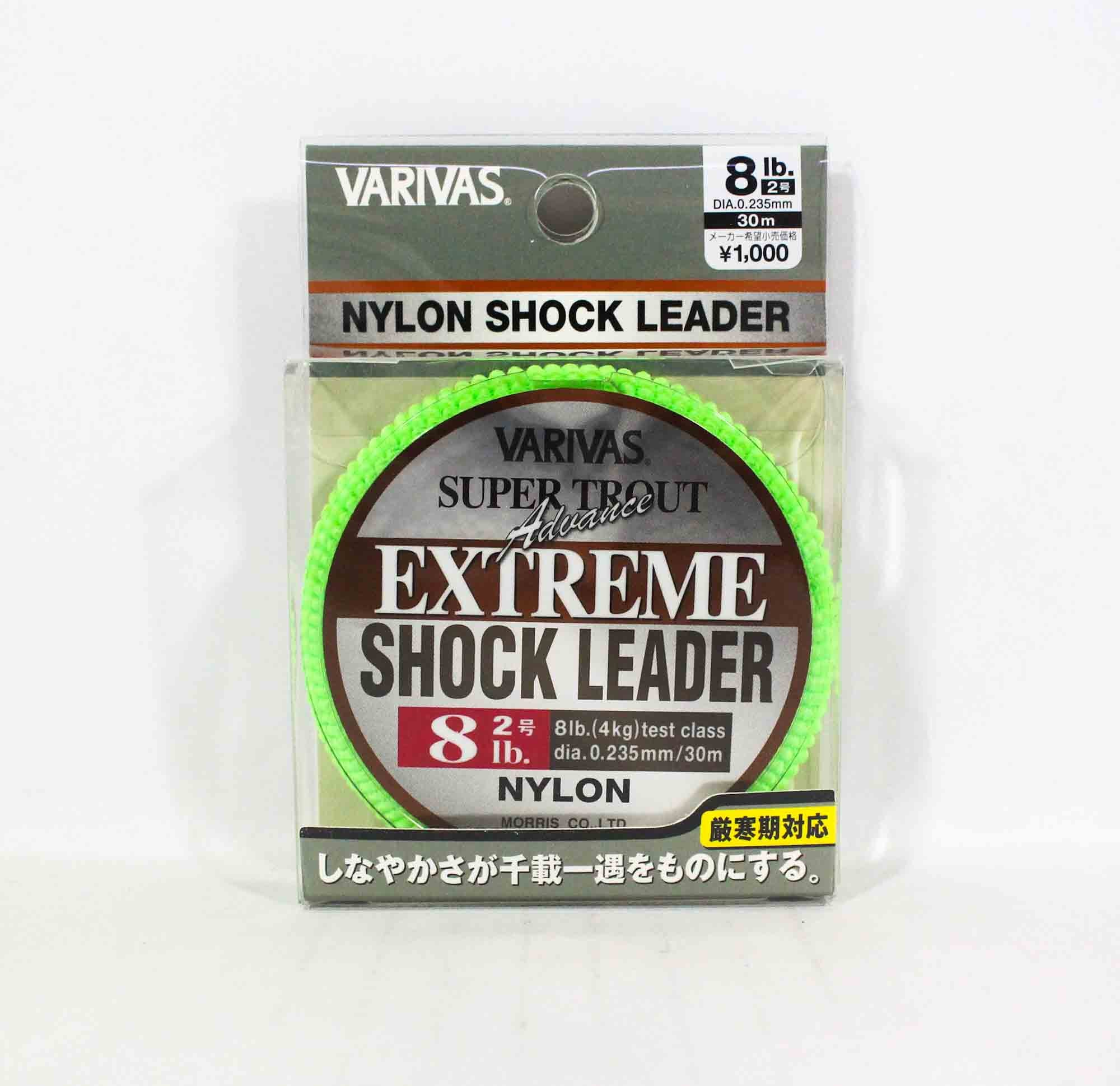 Varivas Nylon Super Trout Advance Extreme Shock Leader Line 30m 8lb (2248)