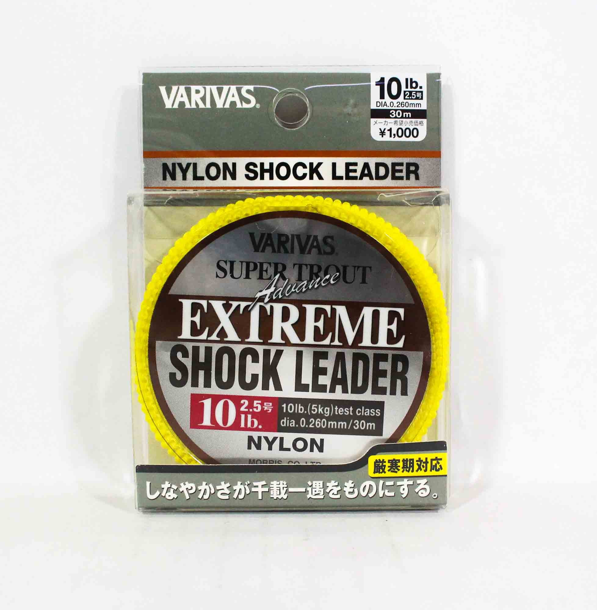 Varivas Nylon Super Trout Advance Extreme Shock Leader Line 30m 10lb (2255)