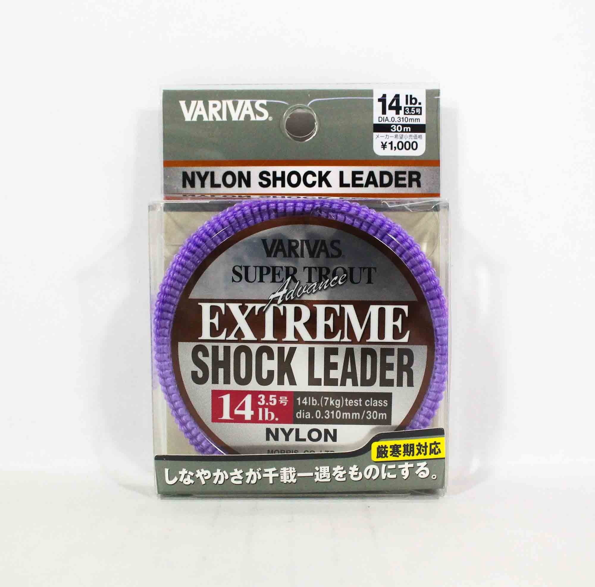 Varivas Nylon Super Trout Advance Extreme Shock Leader Line 30m 14lb (2279)