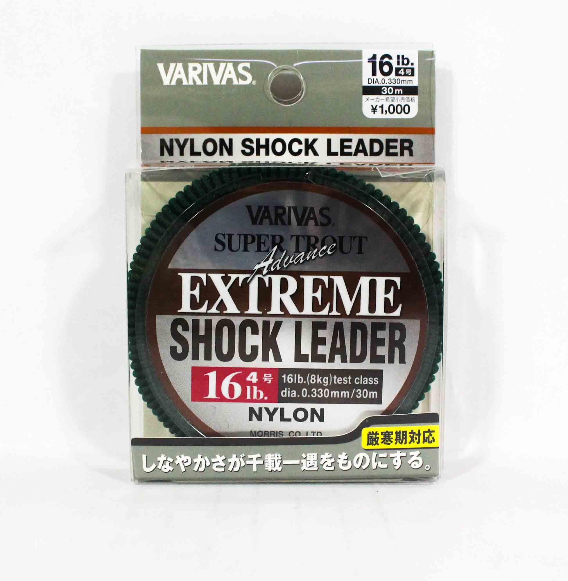 Varivas Nylon Super Trout Advance Extreme Shock Leader Line 30m 16lb (2286)