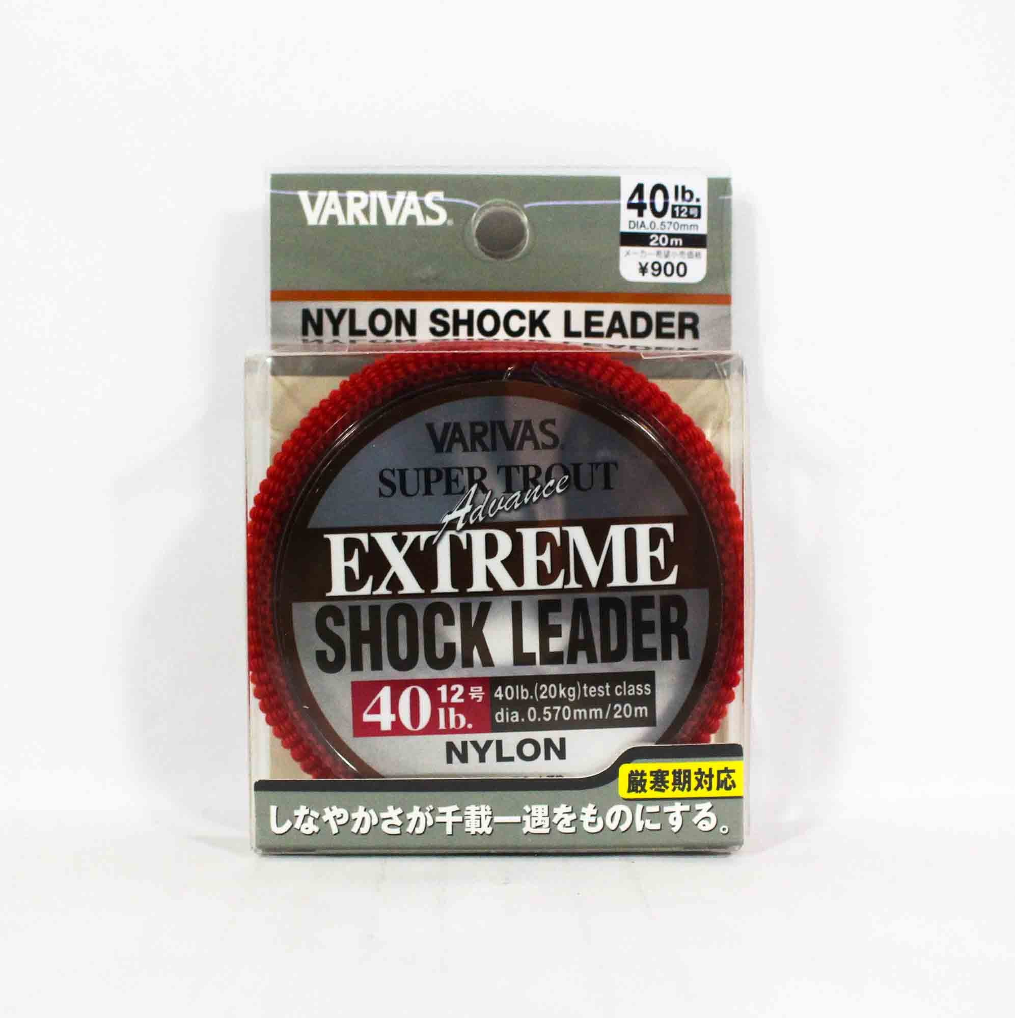 Varivas Nylon Super Trout Advance Extreme Shock Leader Line 30m 40lb (2392)