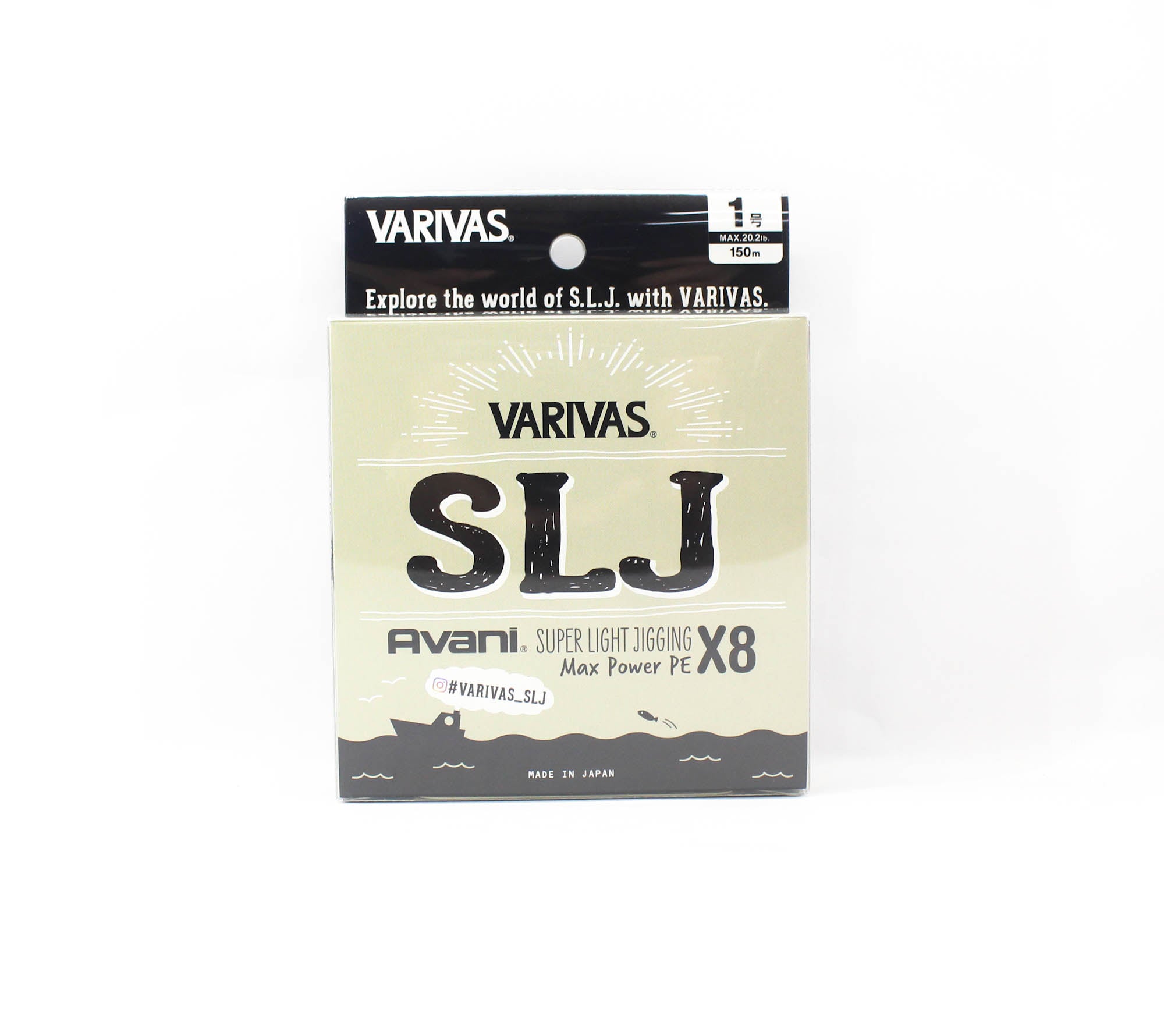 Varivas P.E Line SLJ Super Light Jigging Max Power 150m P.E 1 20.2lb (4235)