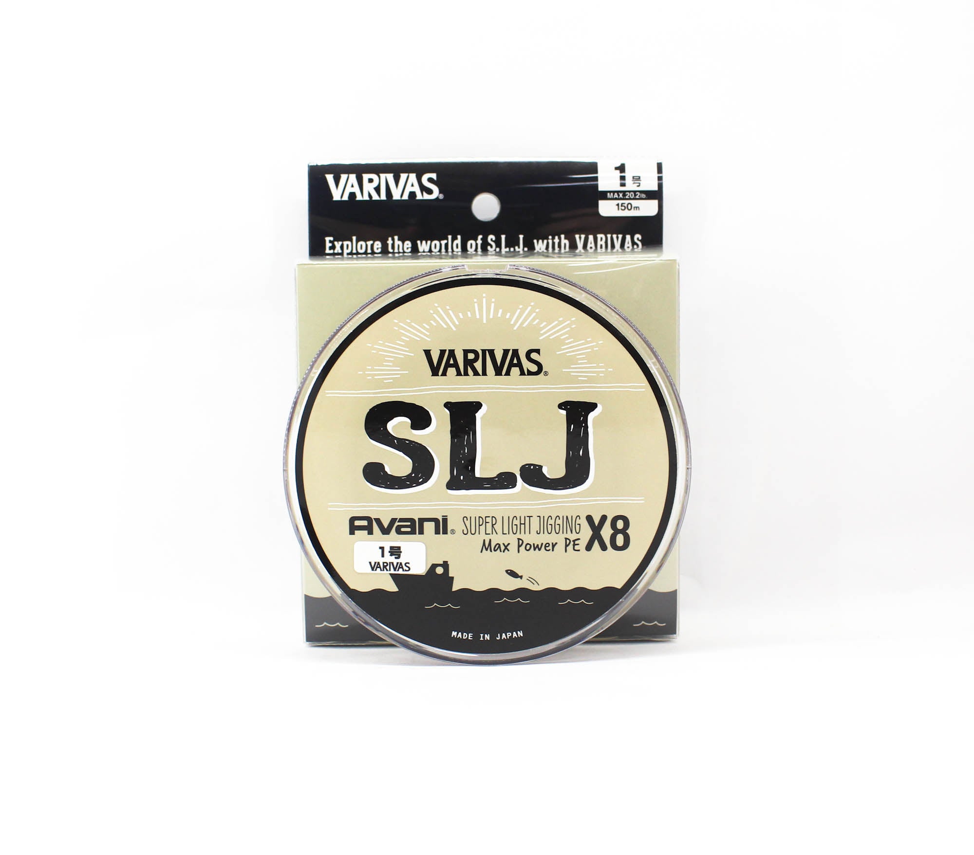 Varivas P.E Line SLJ Super Light Jigging Max Power 150m P.E 1 20.2lb (4235)