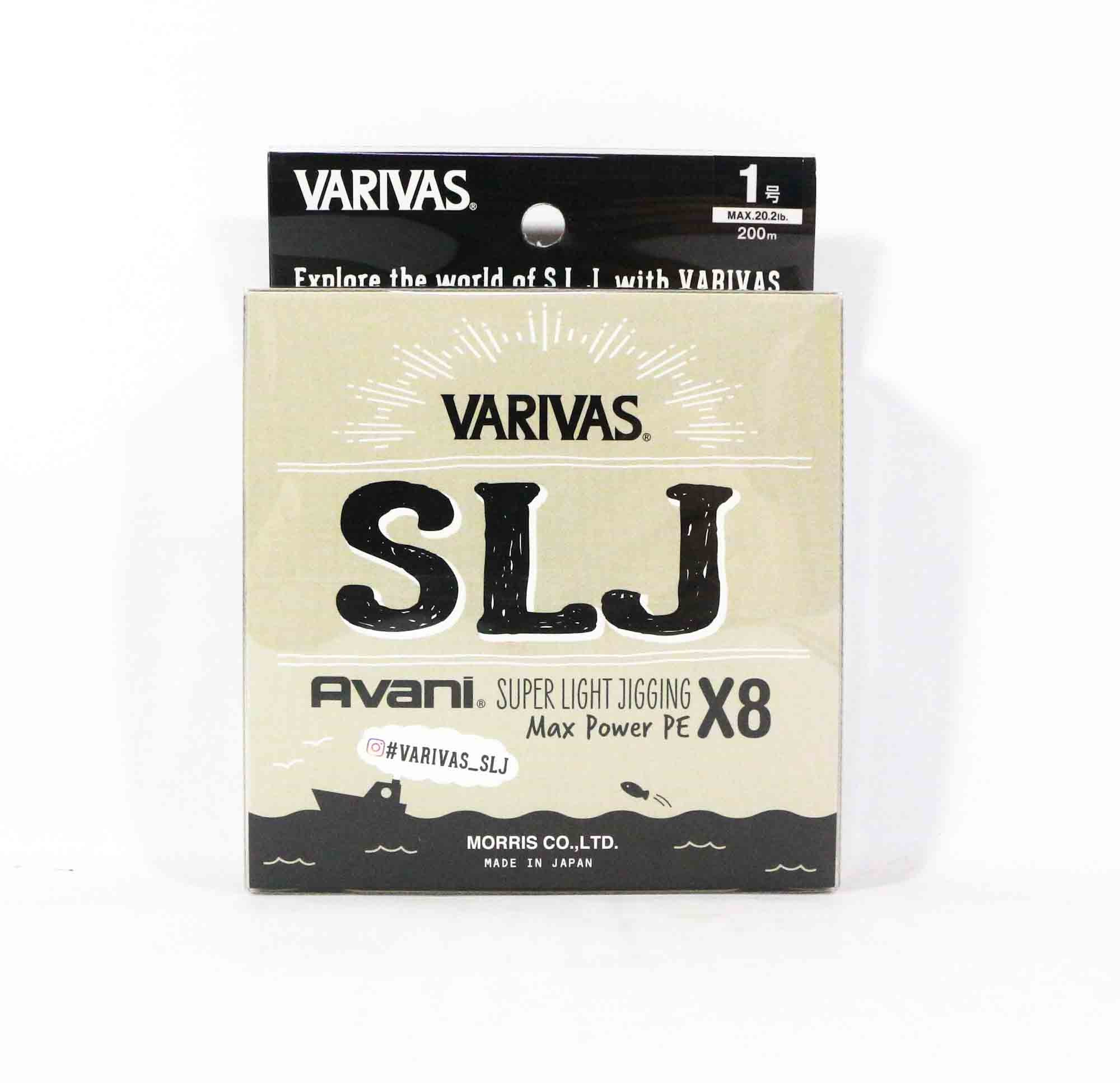 Varivas P.E Line SLJ Super Light Jigging Max Power 200m P.E 1 20.2lb (4273)