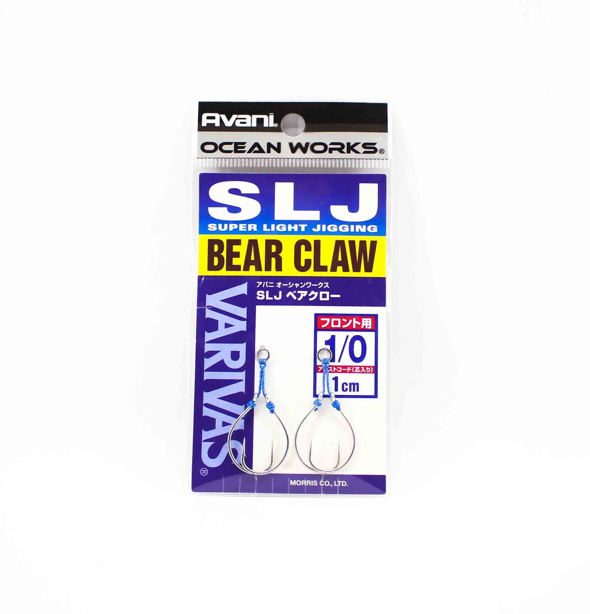 Varivas AH-98 Ocean Works SLJ Bear Claw Front Assist 1cm Size 1/0 (4389)