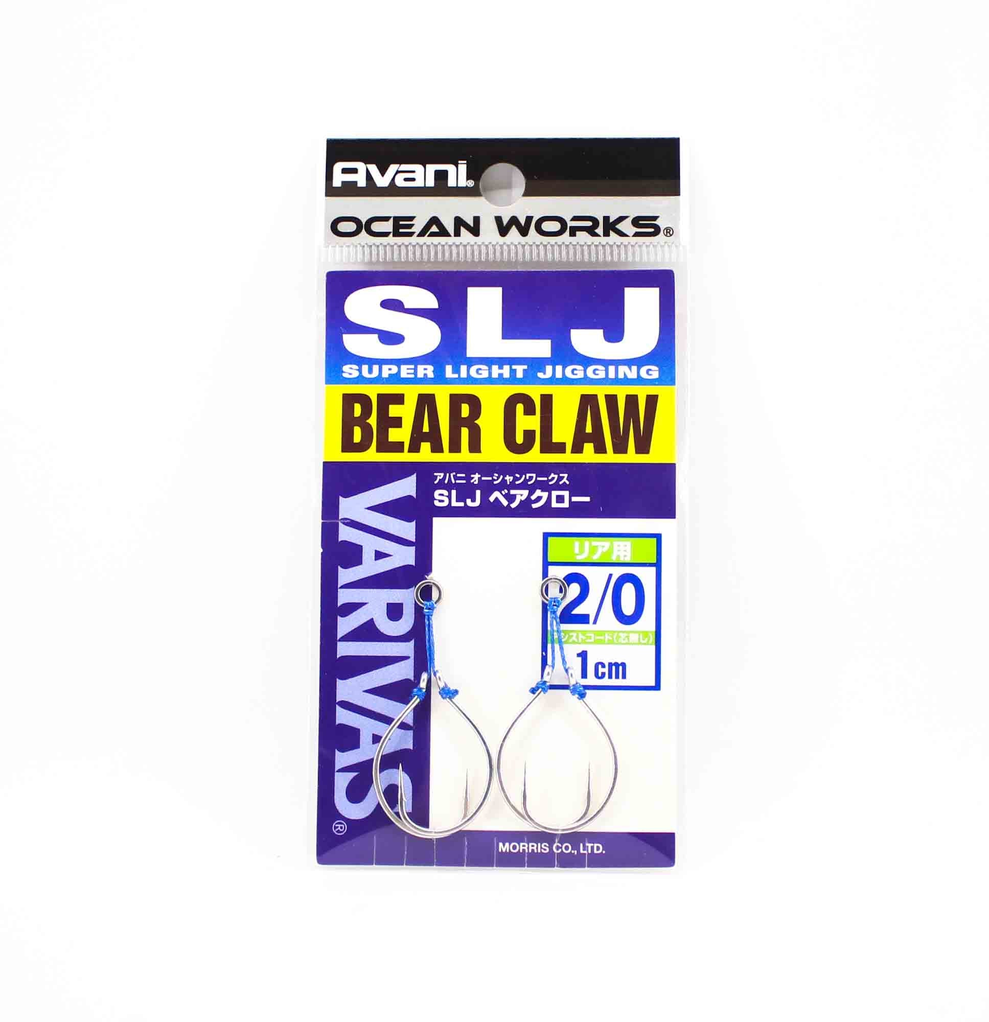 Varivas AH-105 Ocean Works SLJ Bear Claw Rear Assist 1cm Size 2/0 (4457)
