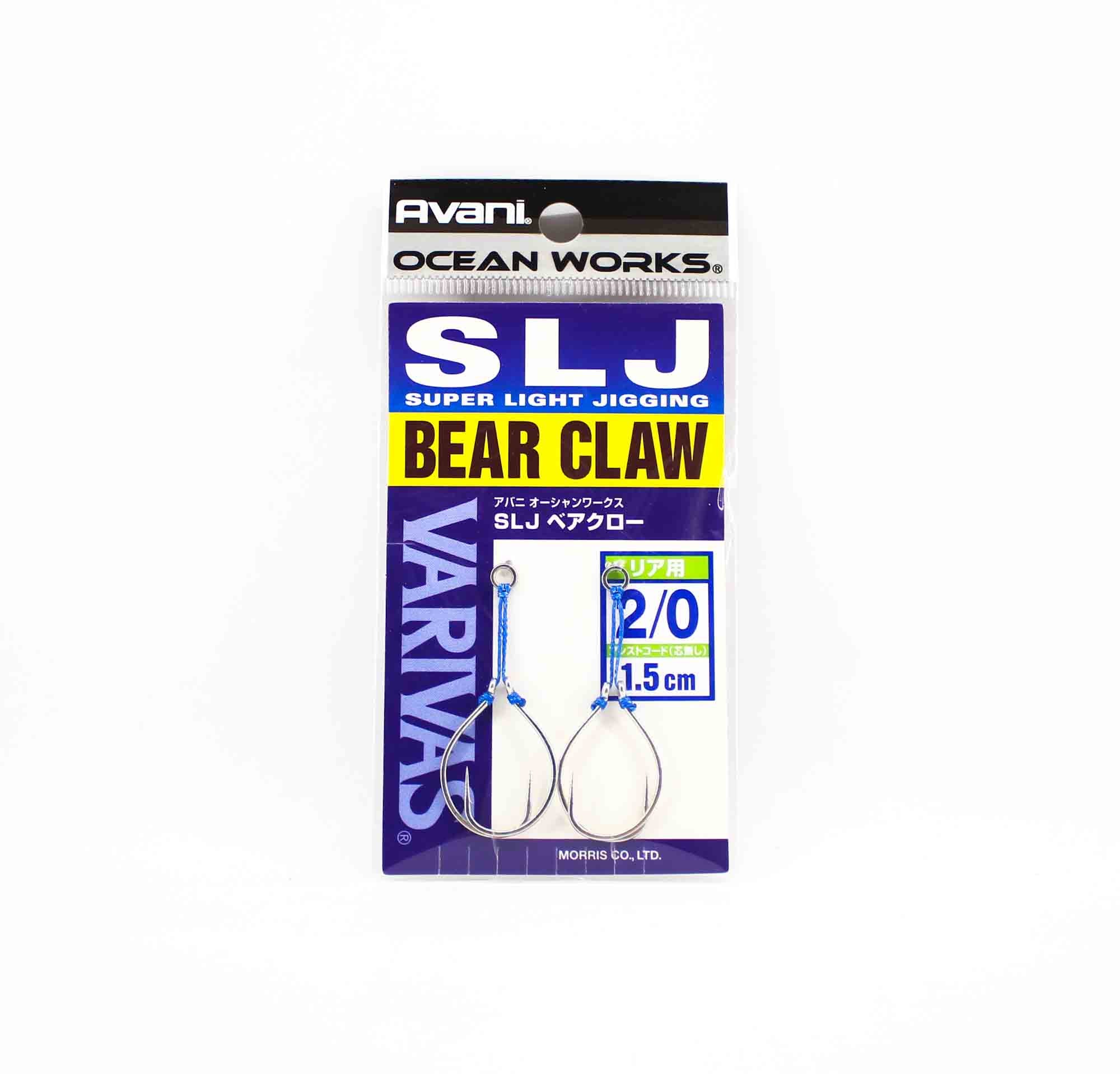 Varivas AH-108 Ocean Works SLJ Bear Claw Rear Assist 1.5cm Size 2/0 (4488)