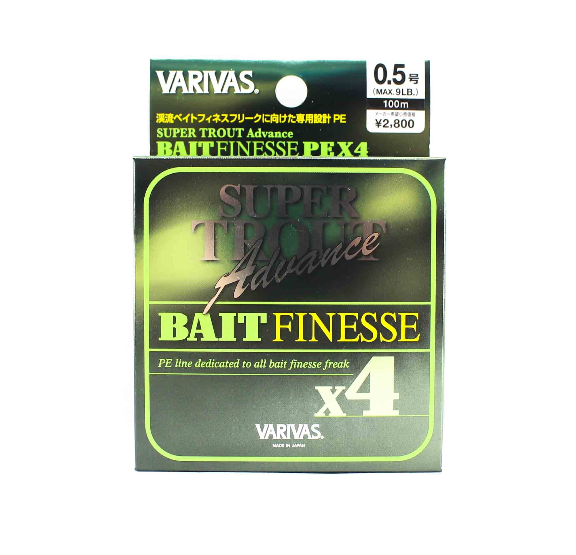 Varivas P.E Line Super Trout Advance Bait Finesse X4 100m P.E 0.5 9lb 9179