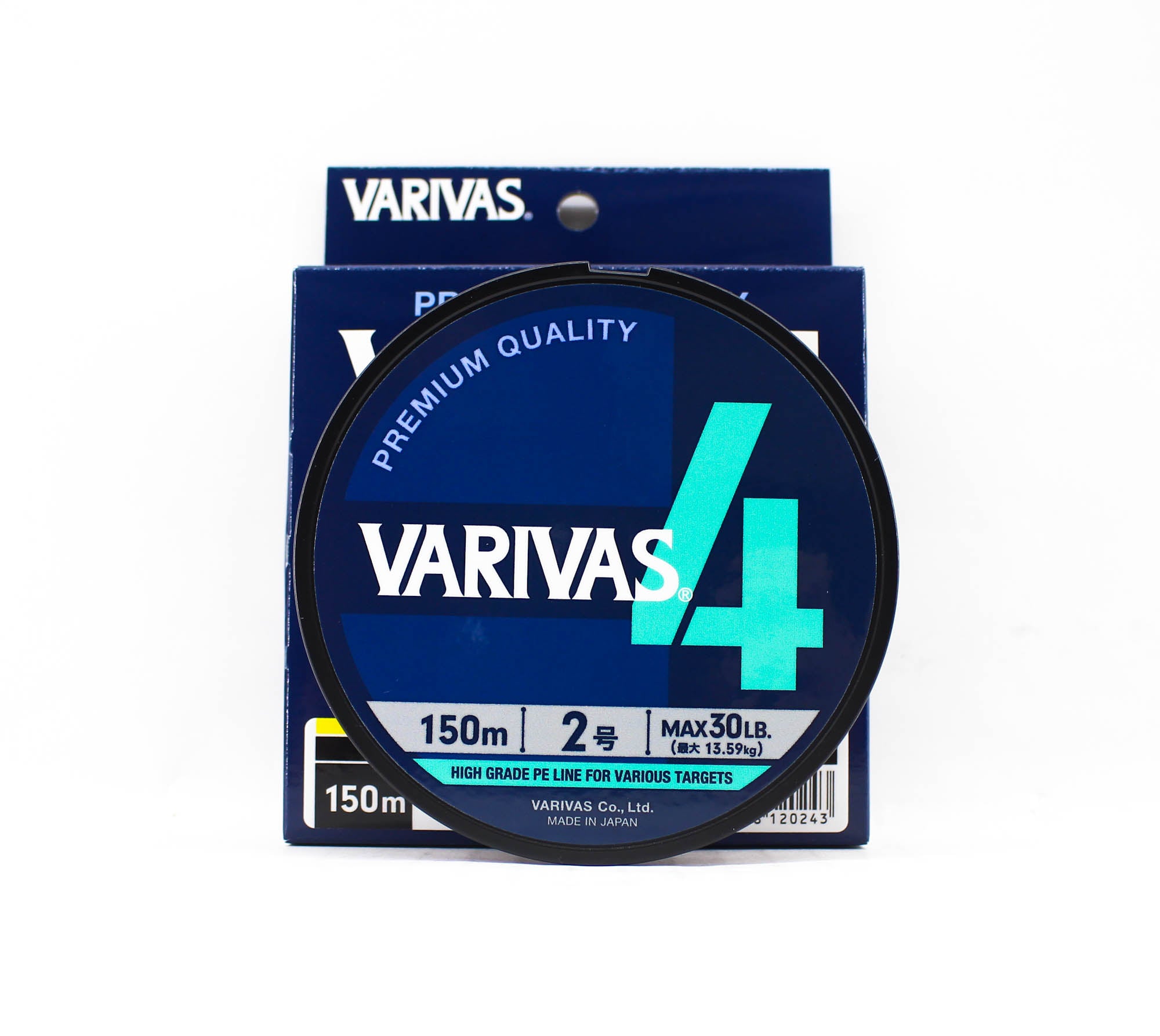 Varivas P.E Line Varivas 4 X4 Multi Color 150m P.E 2 Max 30lb (0243)