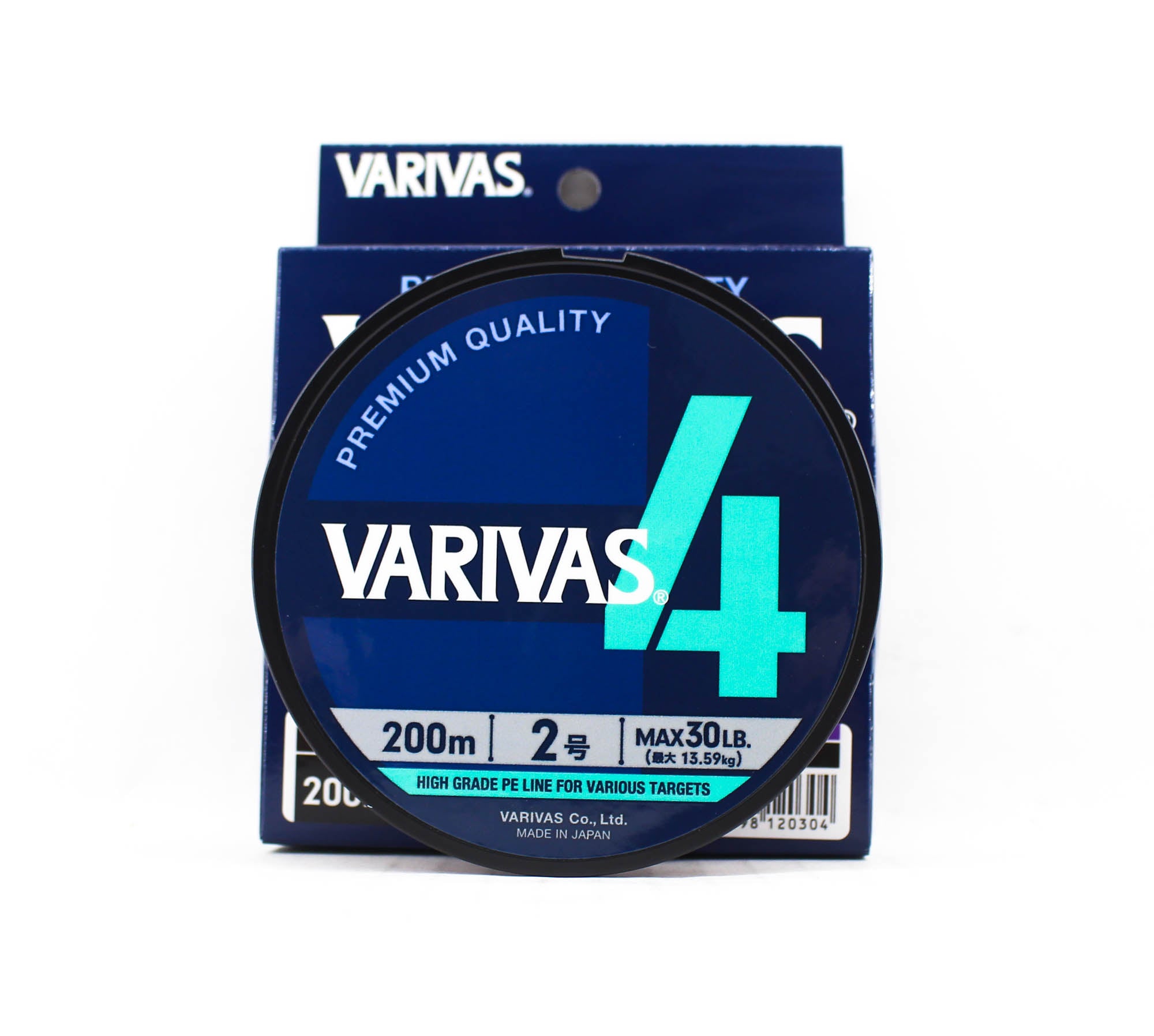 Varivas P.E Line Varivas 4 X4 Multi Color 200m P.E 2 Max 30lb (0304)