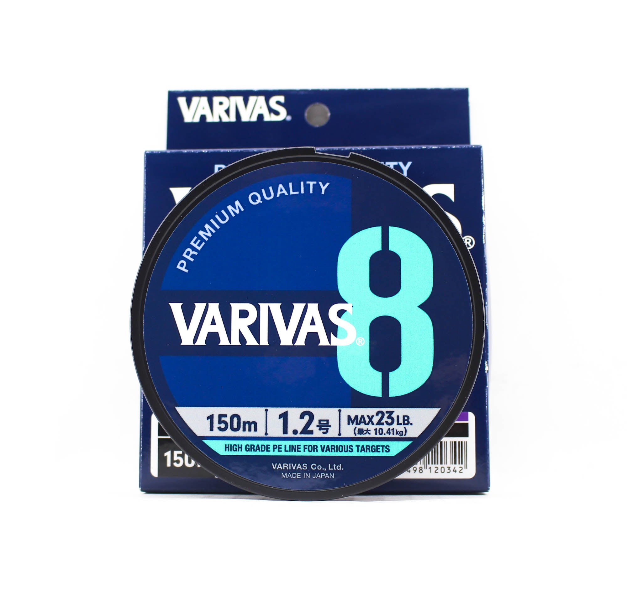 Varivas P.E Line Varivas 8 X8 Multi Color 150m P.E 1.2 Max 23lb (0342)