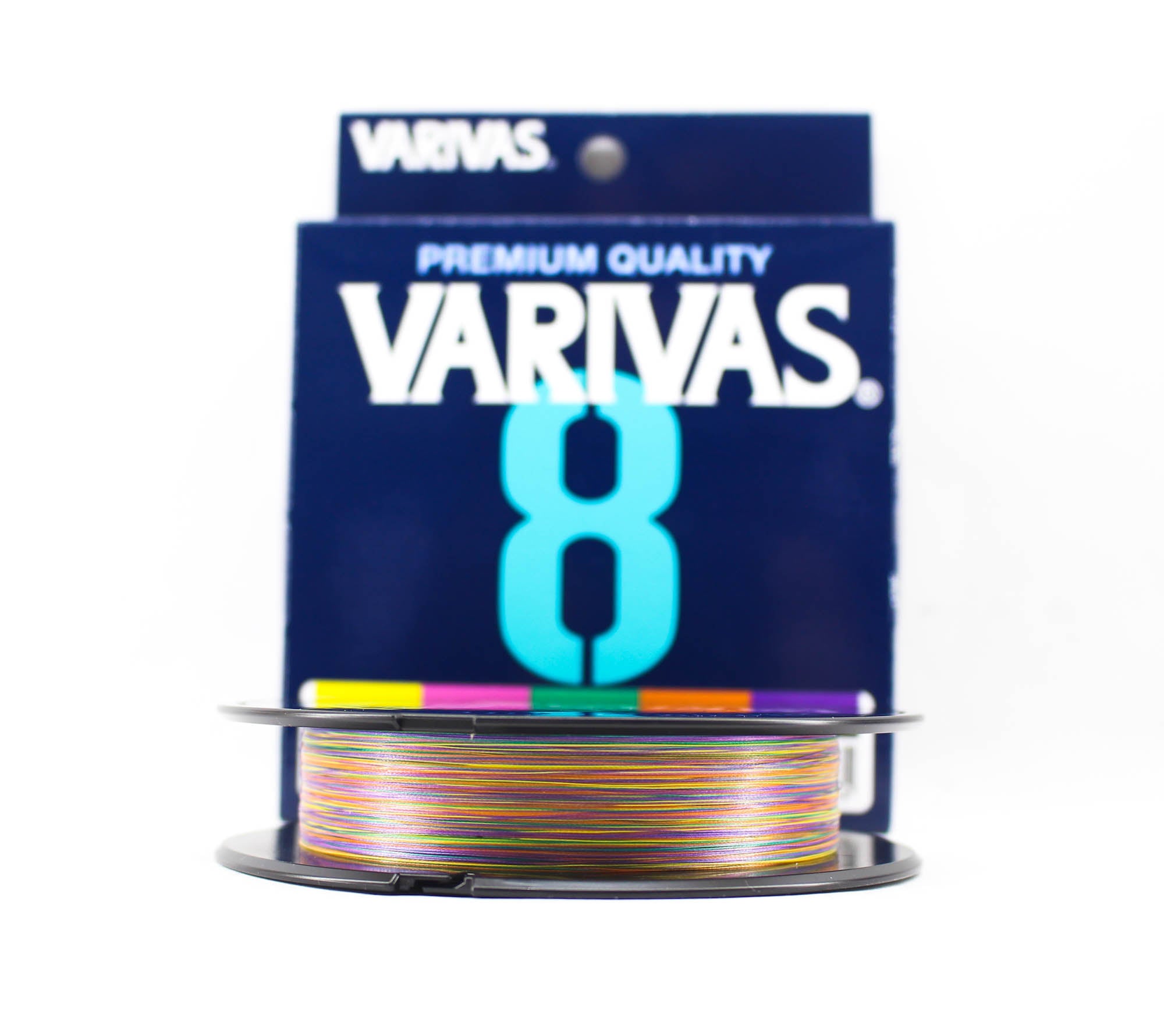 Varivas P.E Line Varivas 8 X8 Multi Color 300m P.E 0.8 Max 16lb (0465)