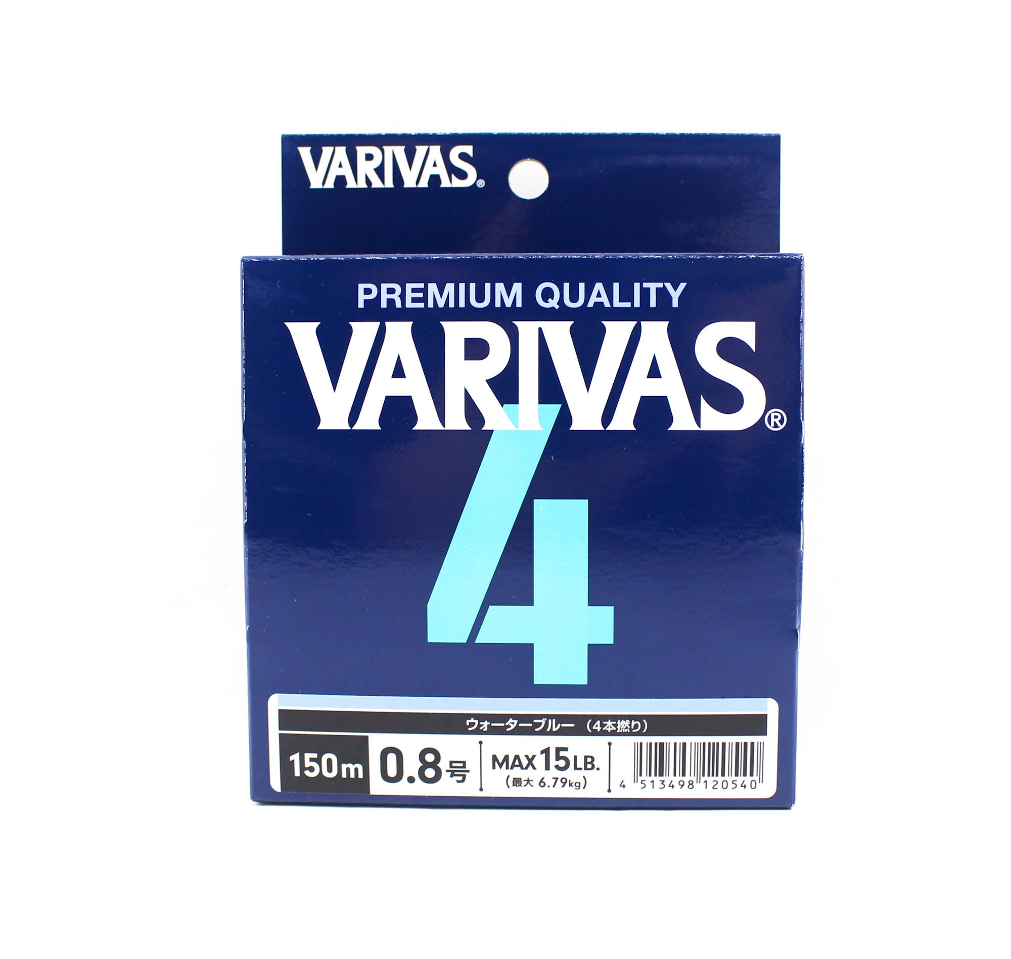 Varivas P.E Line Varivas 4 X4 Blue 150m P.E 0.8 Max 15lb (0540)