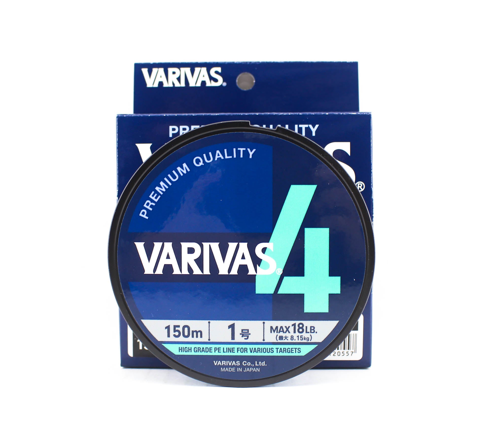Varivas P.E Line Varivas 4 X4 Blue 150m P.E 1 Max 18lb (0557)