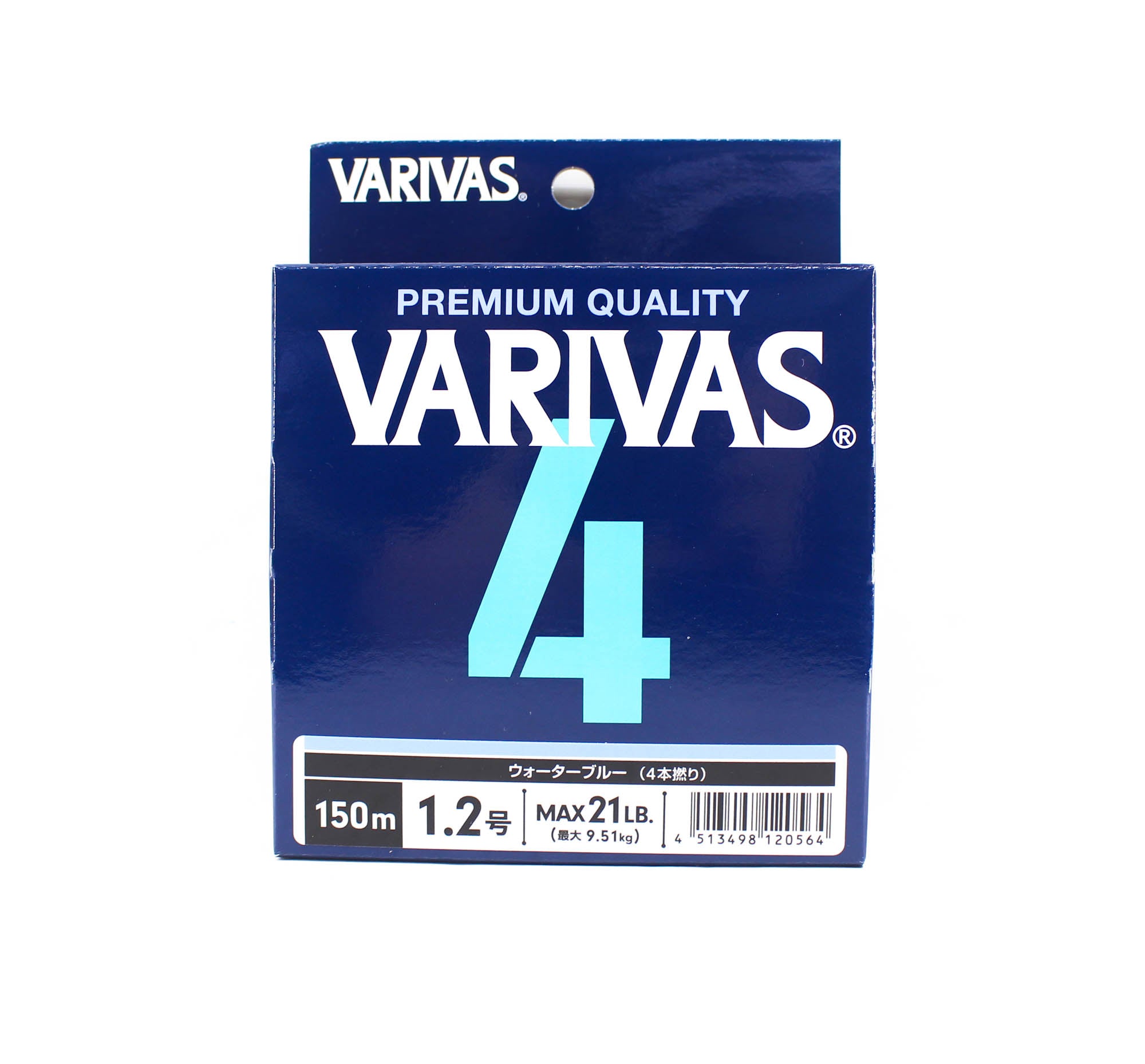 Varivas P.E Line Varivas 4 X4 Blue 150m P.E 1.2 Max 21lb (0564)
