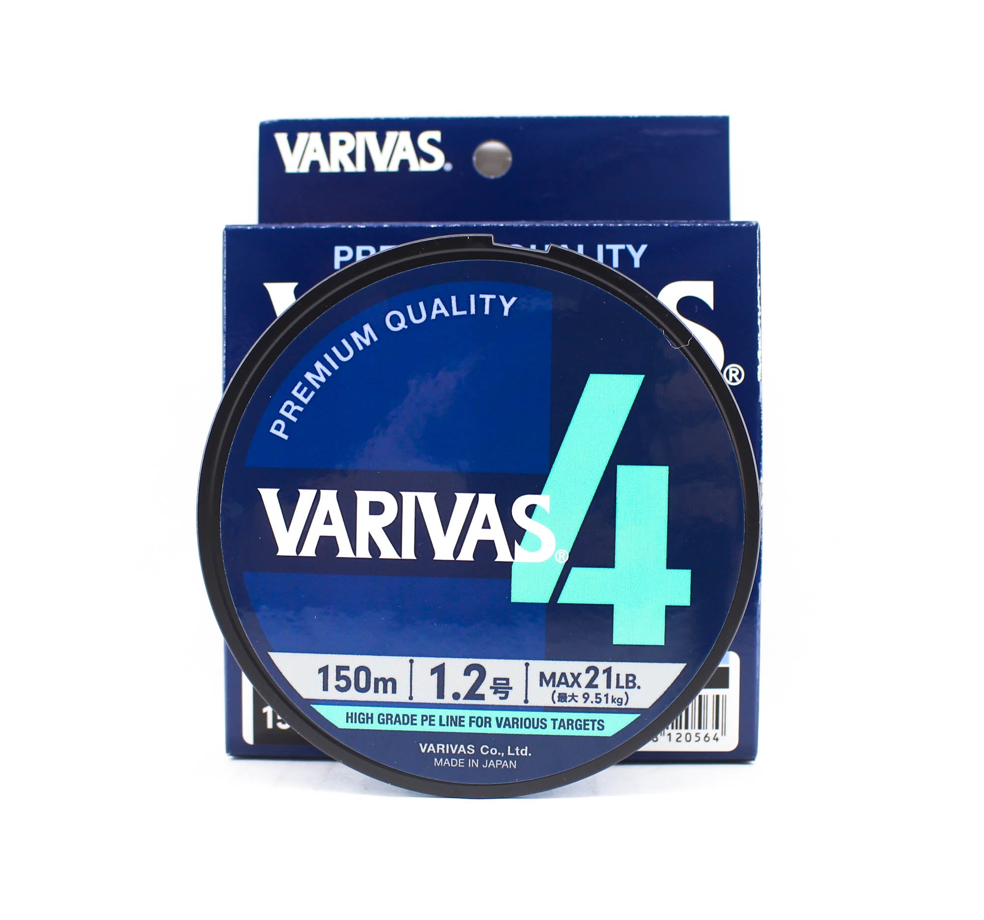 Varivas P.E Line Varivas 4 X4 Blue 150m P.E 1.2 Max 21lb (0564)