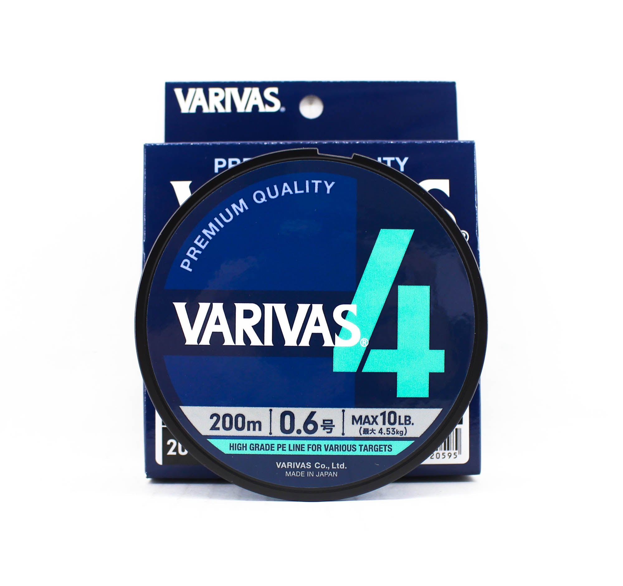 Varivas P.E Line Varivas 4 X4 Blue 200m P.E 0.6 Max 10lb (0595)