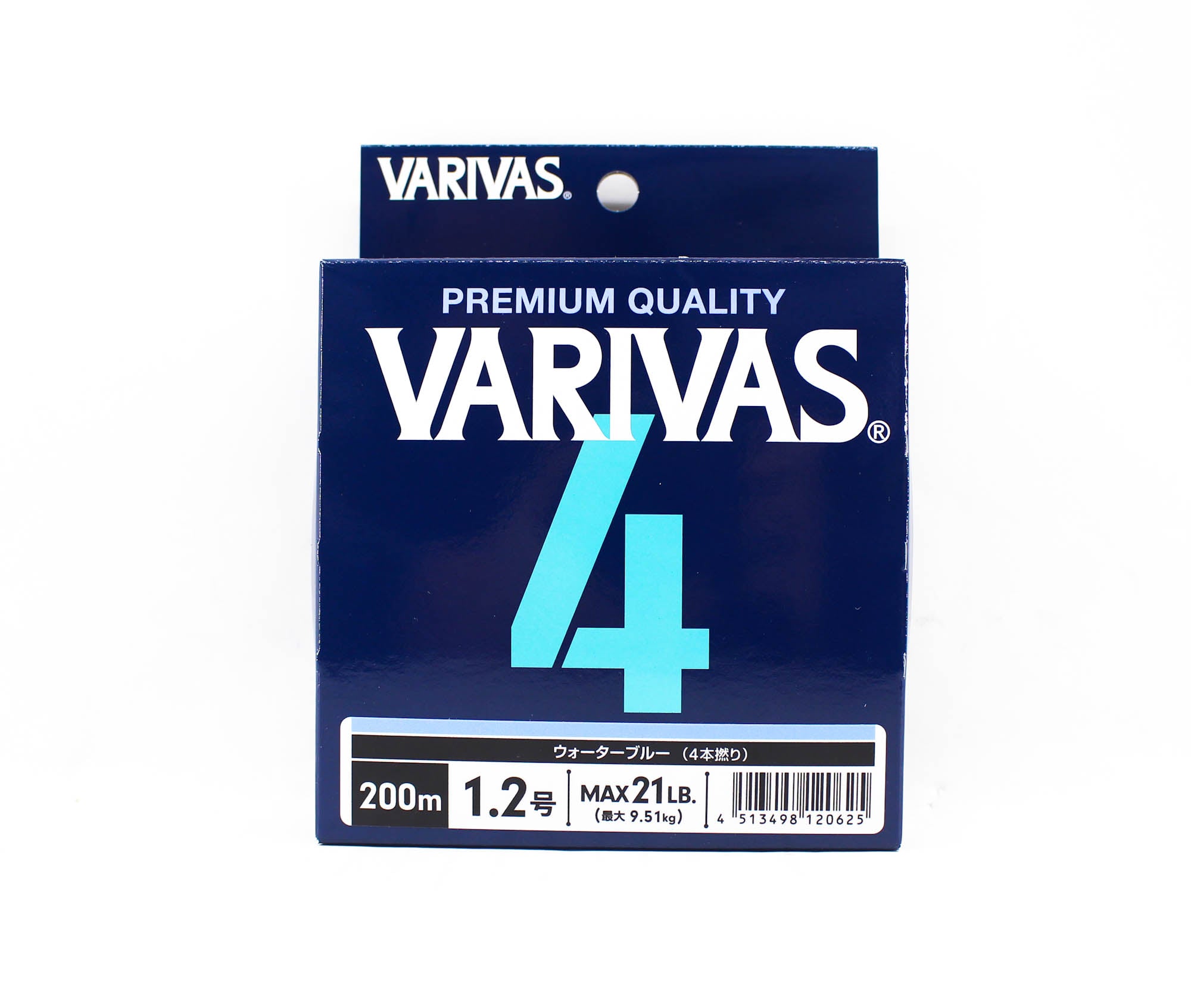 Varivas P.E Line Varivas 4 X4 Blue 200m P.E 1.2 Max 21lb (0625)