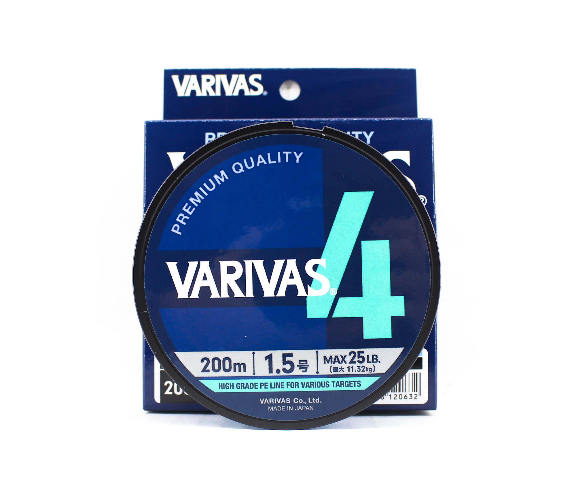 Varivas P.E Line Varivas 4 X4 Blue 200m P.E 1.5 Max 25lb (0632)
