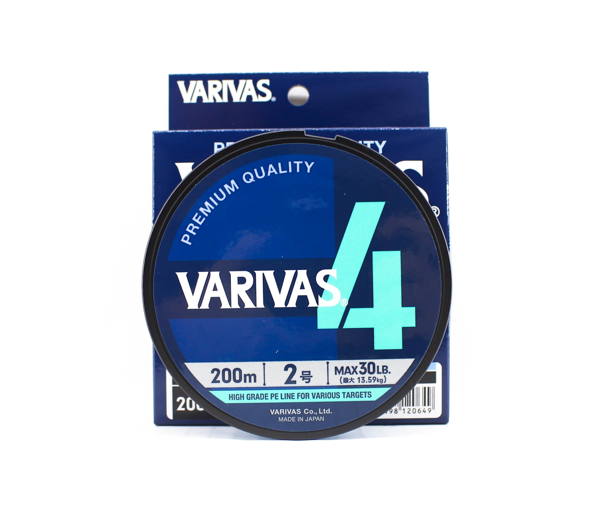 Varivas P.E Line Varivas 4 X4 Blue 200m P.E 2 Max 30lb (0649)