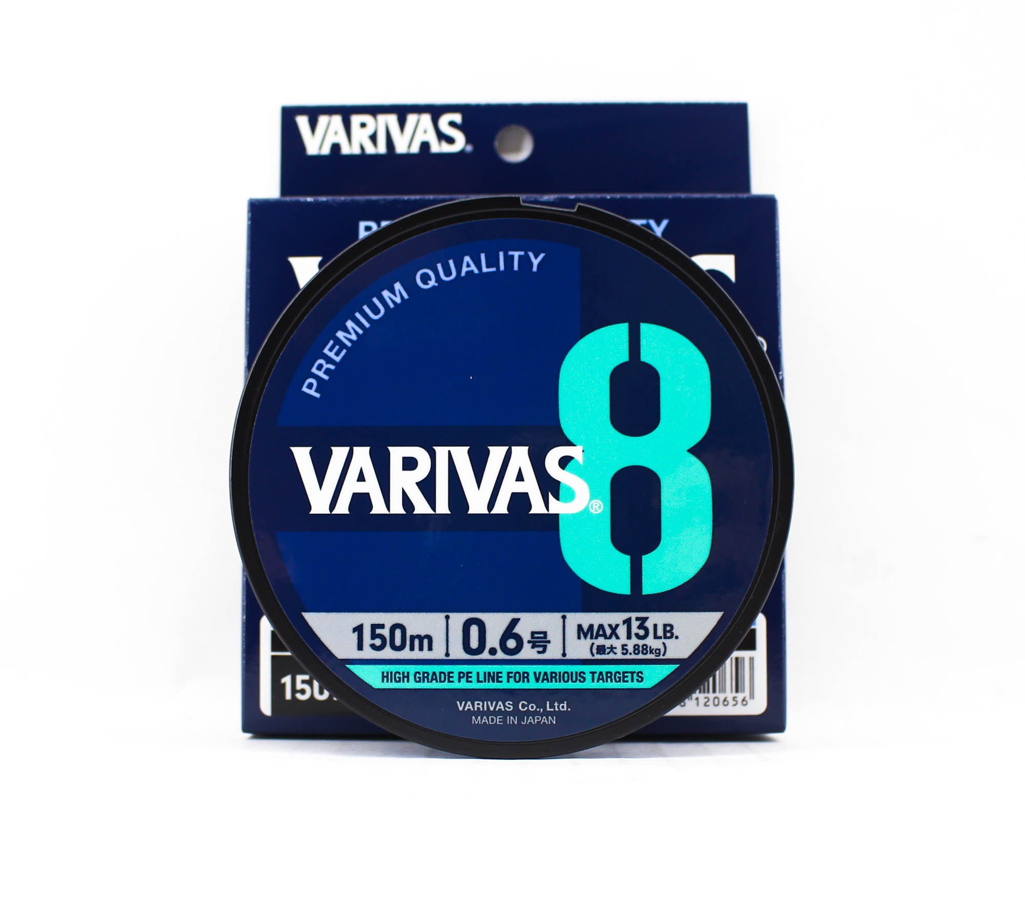 Varivas P.E Line Varivas 8 X8 Blue 150m P.E 0.6 Max 13lb (0656)
