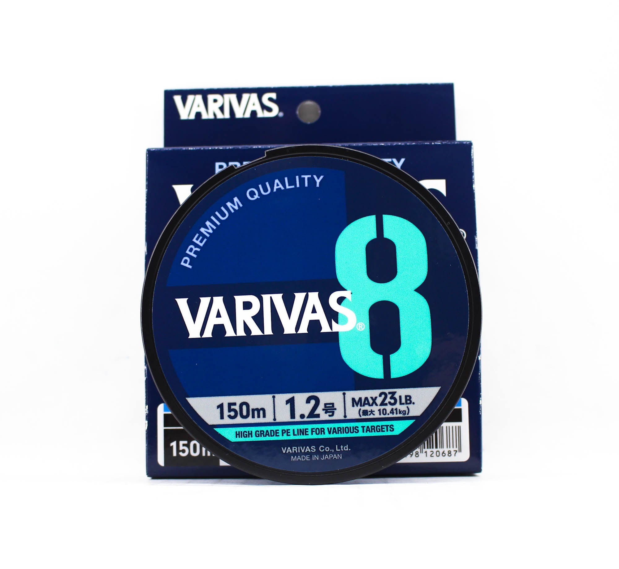Varivas P.E Line Varivas 8 X8 Blue 150m P.E 1.2 Max 23lb (0687)