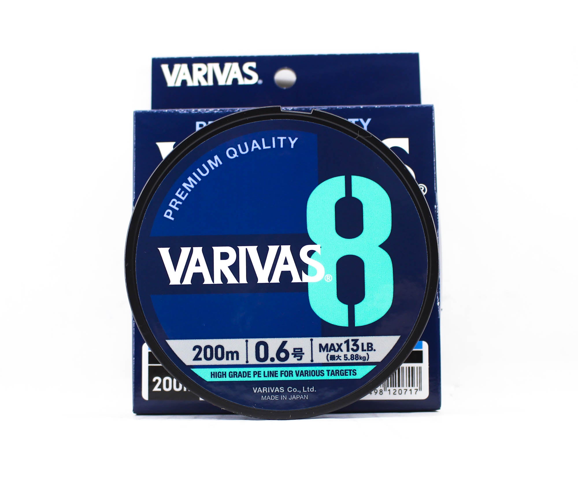 Varivas P.E Line Varivas 8 X8 Blue 200m P.E 0.6 Max 13lb (0717)