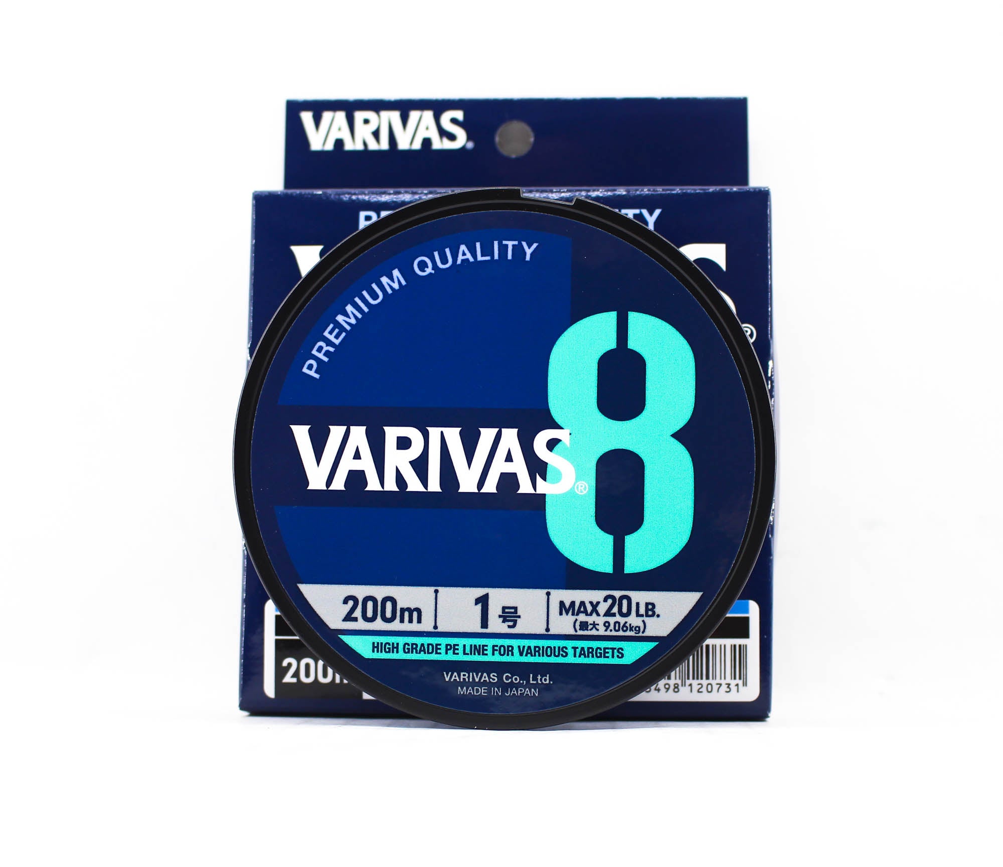Varivas P.E Line Varivas 8 X8 Blue 200m P.E 1 Max 20lb (0731)