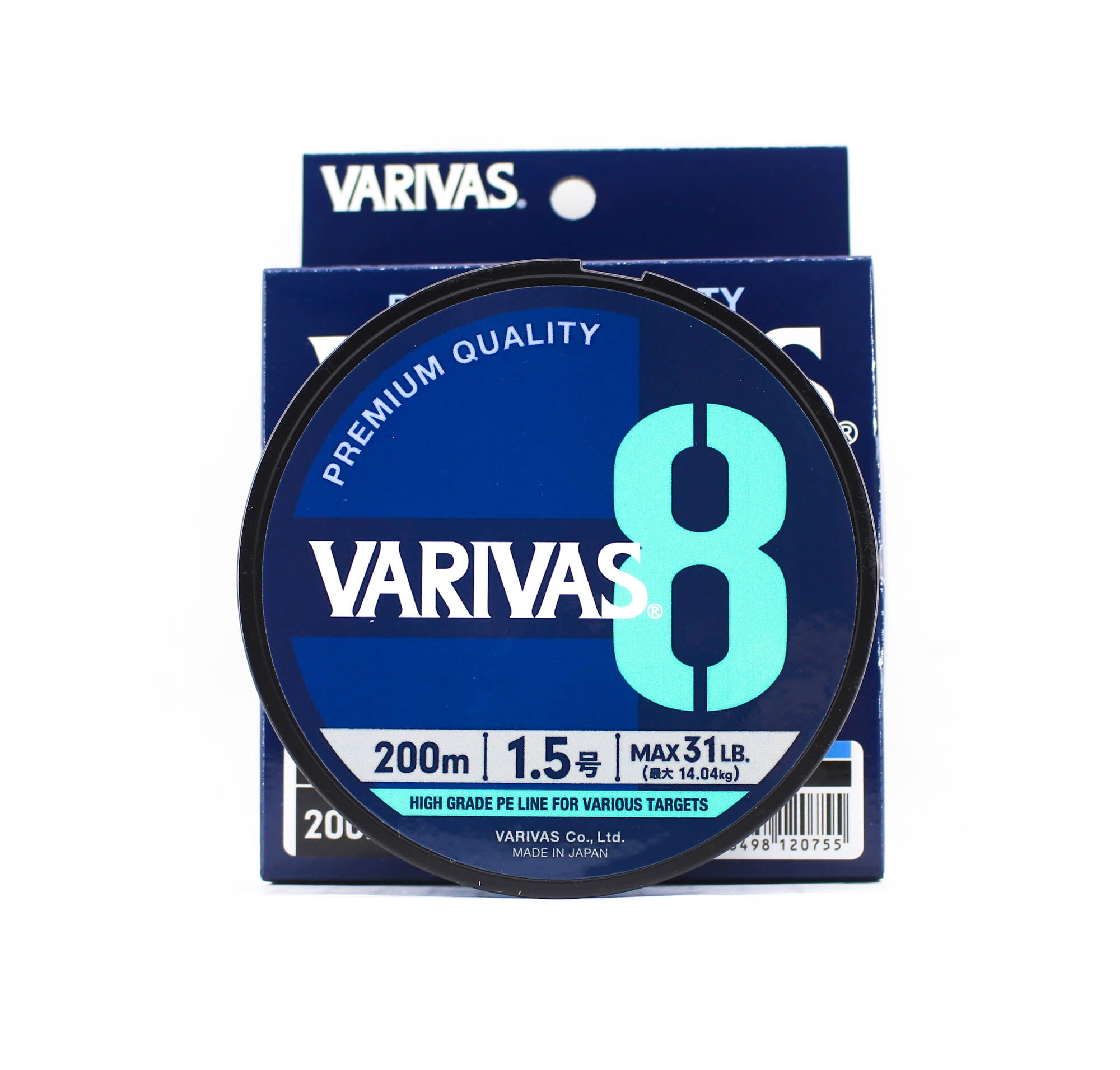 Varivas P.E Line Varivas 8 X8 Blue 200m P.E 1.5 Max 31lb (0755)