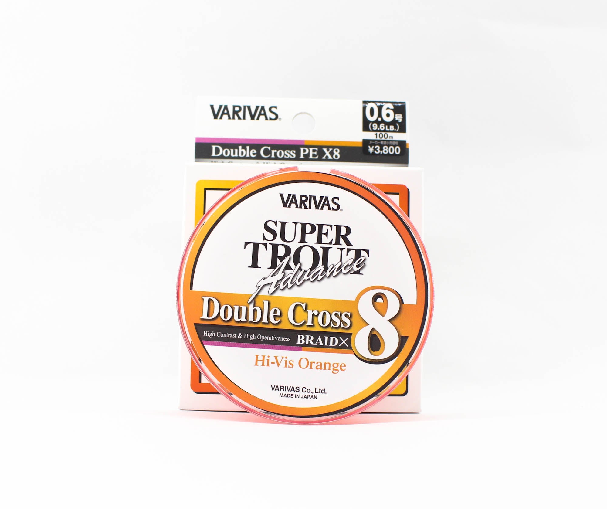 Varivas P.E Line Trout Advance Double X P.E X8 Orange 100m 0.6 9.6lb (0878)