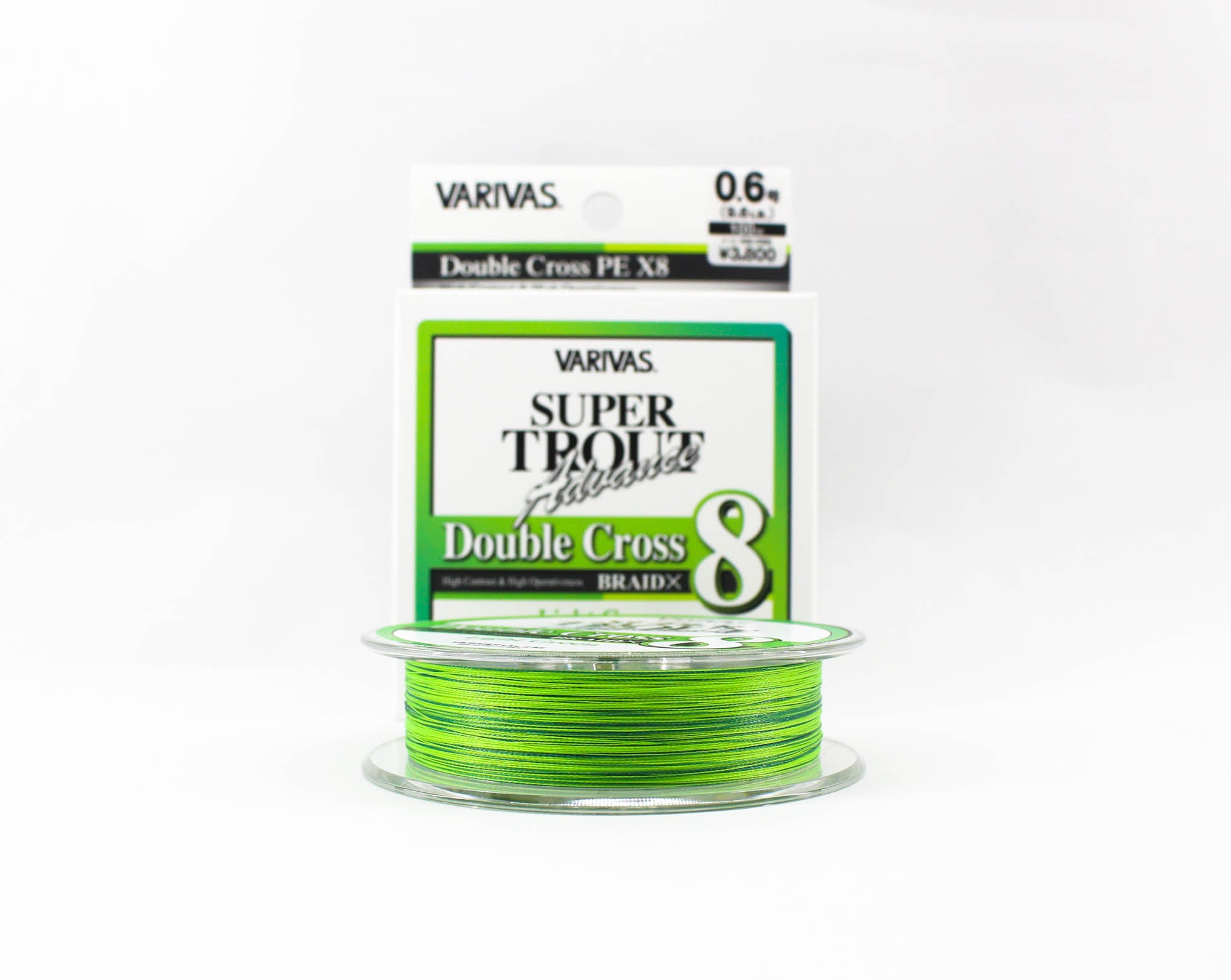 Varivas P.E Line Trout Advance Double X P.E X8 Green 100m 0.6 9.6lb (0892)
