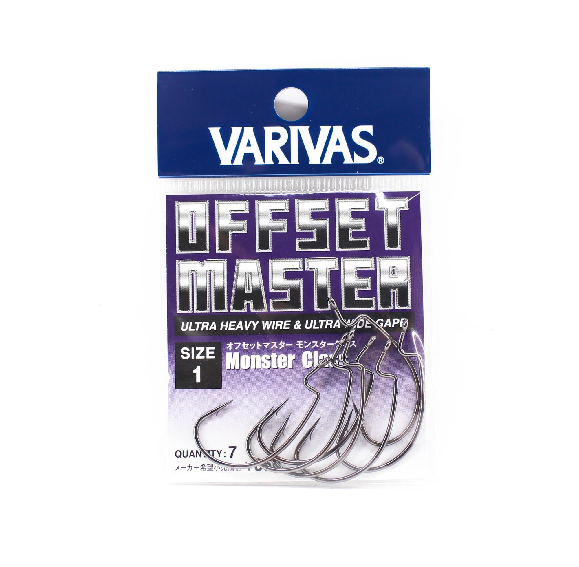 Varivas Offset Master Hook Monster Class Size 1 (2742)