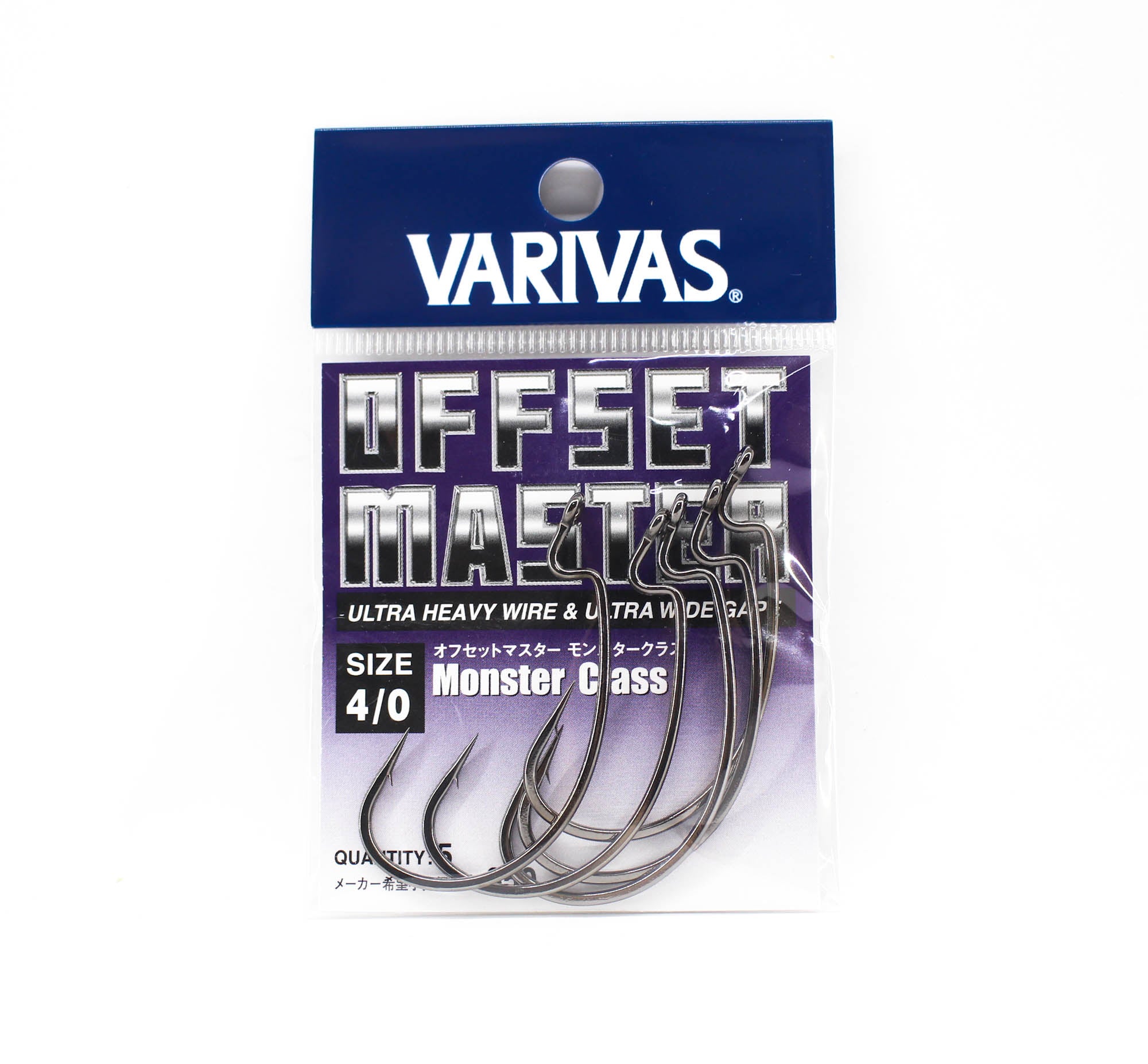 Varivas Offset Master Hook Monster Class Size 4/0 (2780)