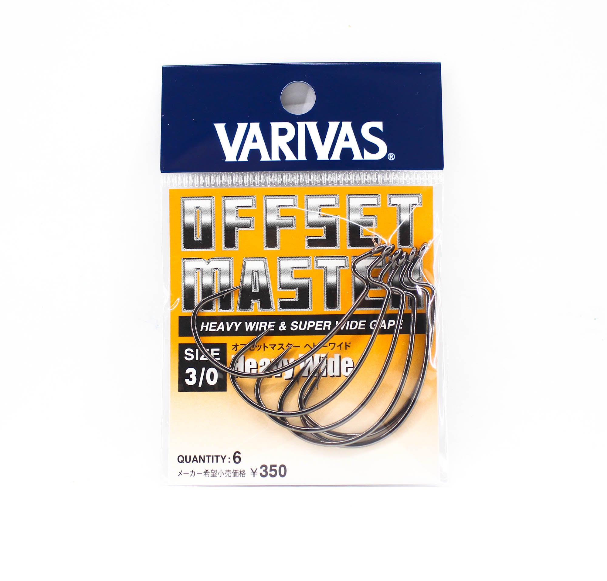 Varivas Offset Master Hook Heavy Wide Size 3/0 (2841)