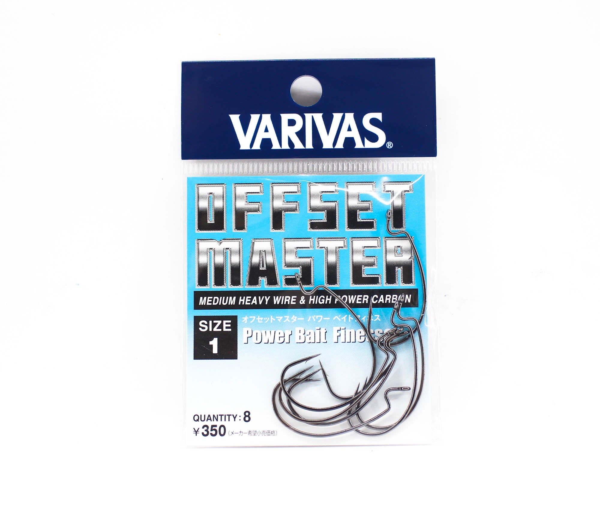 Varivas Offset Master Hook Power Bait Finesse Size 1 (2896)