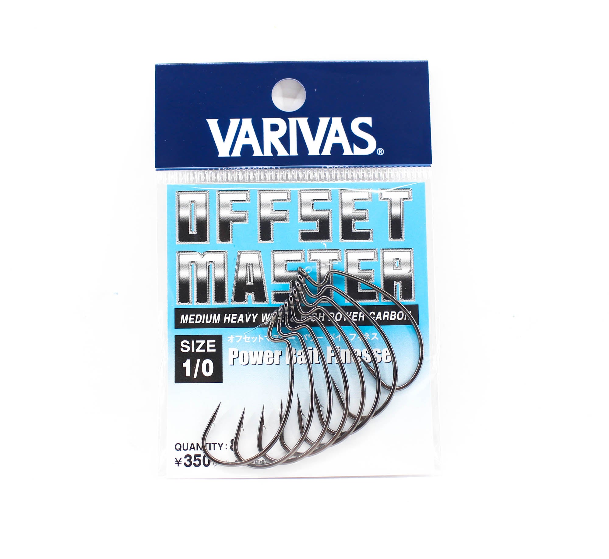 Varivas Offset Master Hook Power Bait Finesse Size 1/0 (2902)