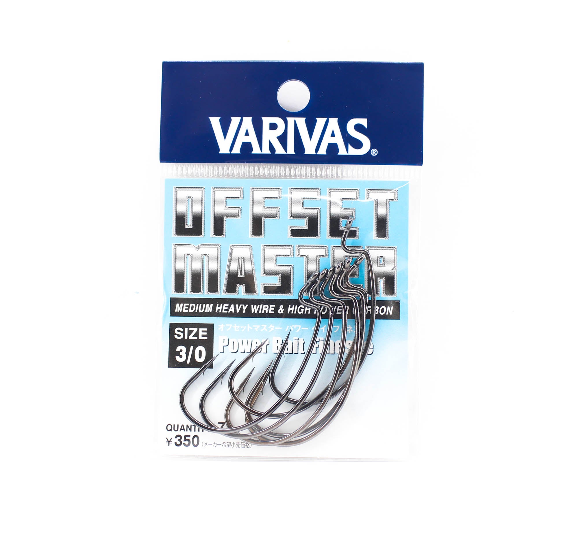 Varivas Offset Master Hook Power Bait Finesse Size 3/0 (2926)