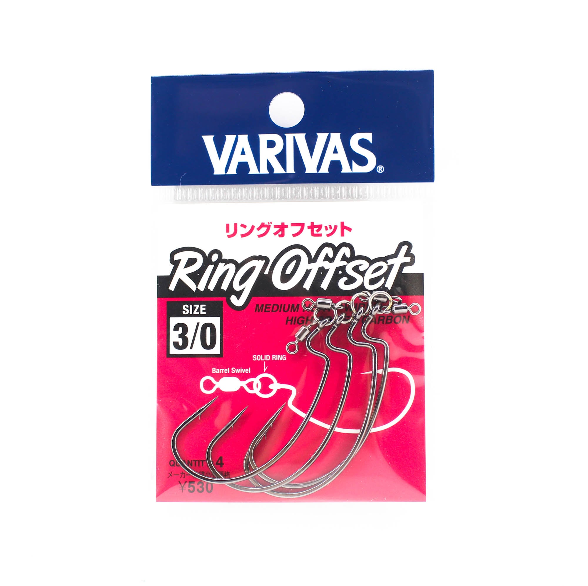 Varivas Ring Offset Hook Size 3/0 (2988)