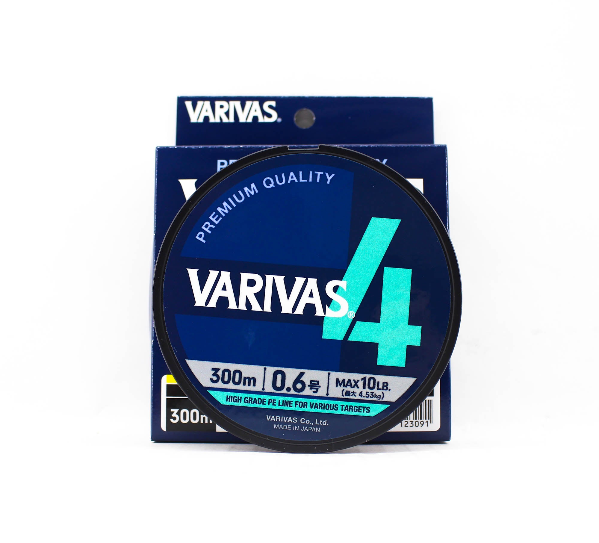 Varivas P.E Line Varivas 4 X4 Multi Color 300m P.E 0.6 Max 10lb (3091)