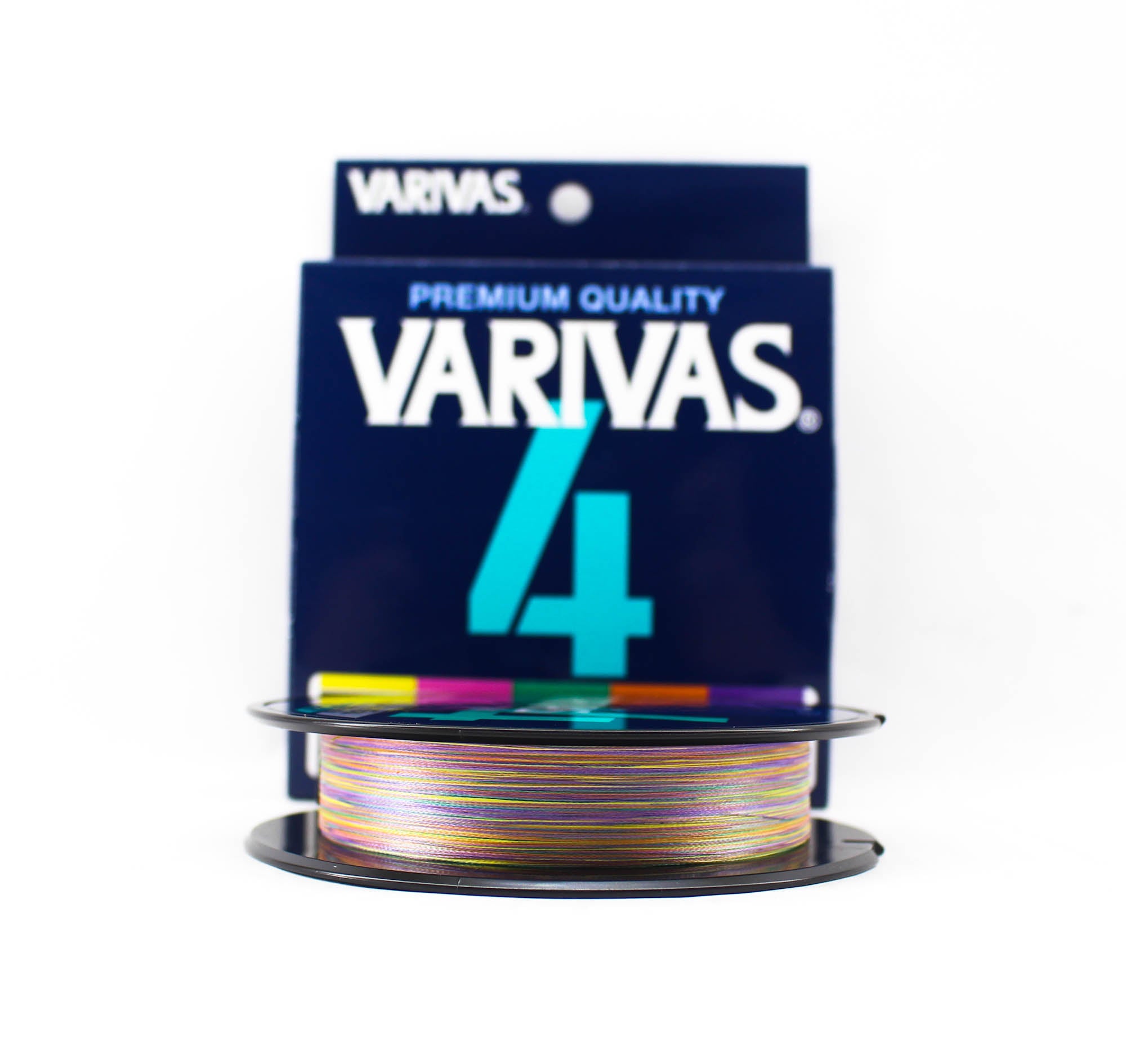 Varivas P.E Line Varivas 4 X4 Multi Color 300m P.E 0.8 Max 15lb (3107)