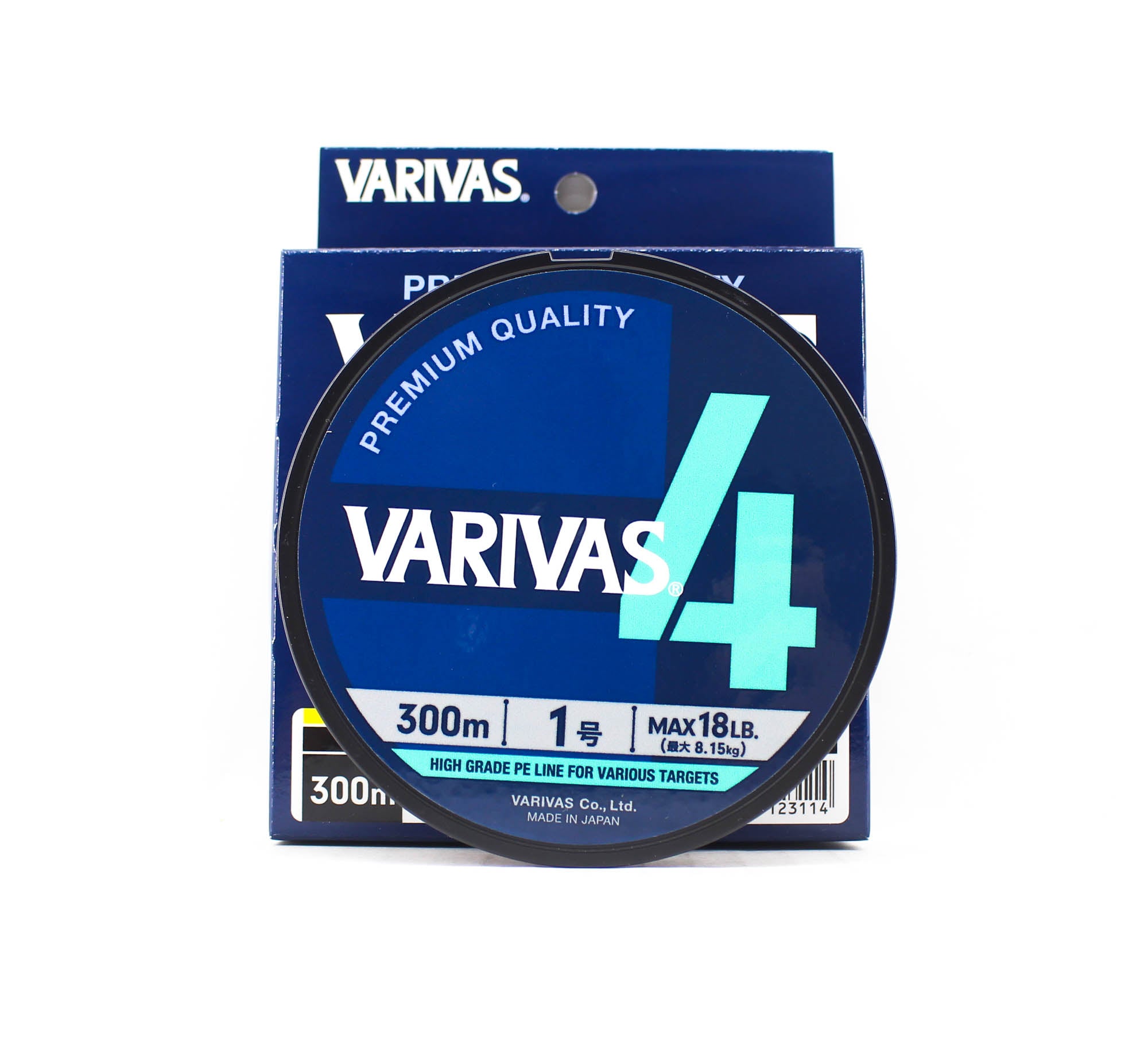 Varivas P.E Line Varivas 4 X4 Multi Color 300m P.E 1 Max 18lb (3114)