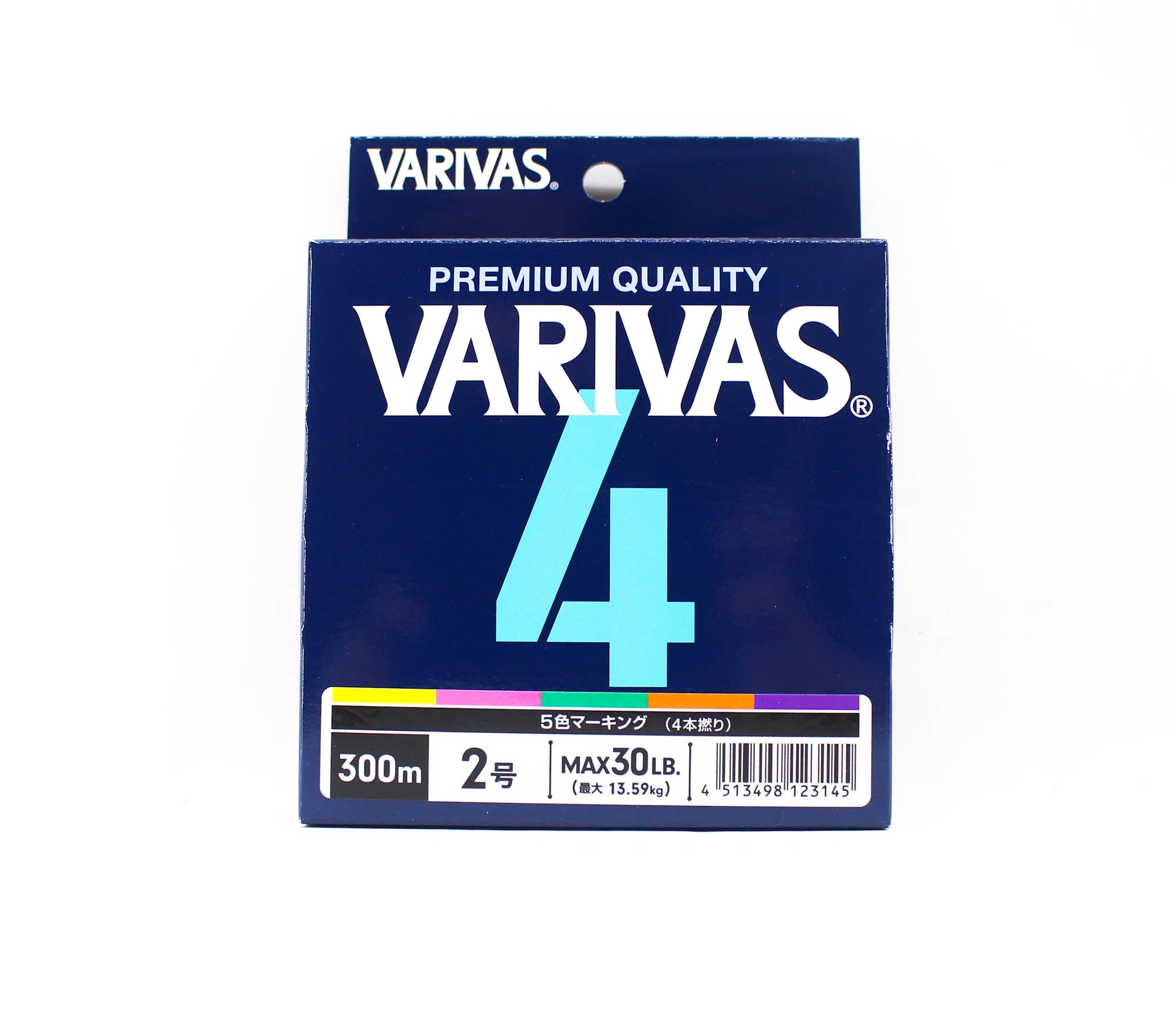 Varivas P.E Line Varivas 4 X4 Multi Color 300m P.E 2 Max 30lb (3145)