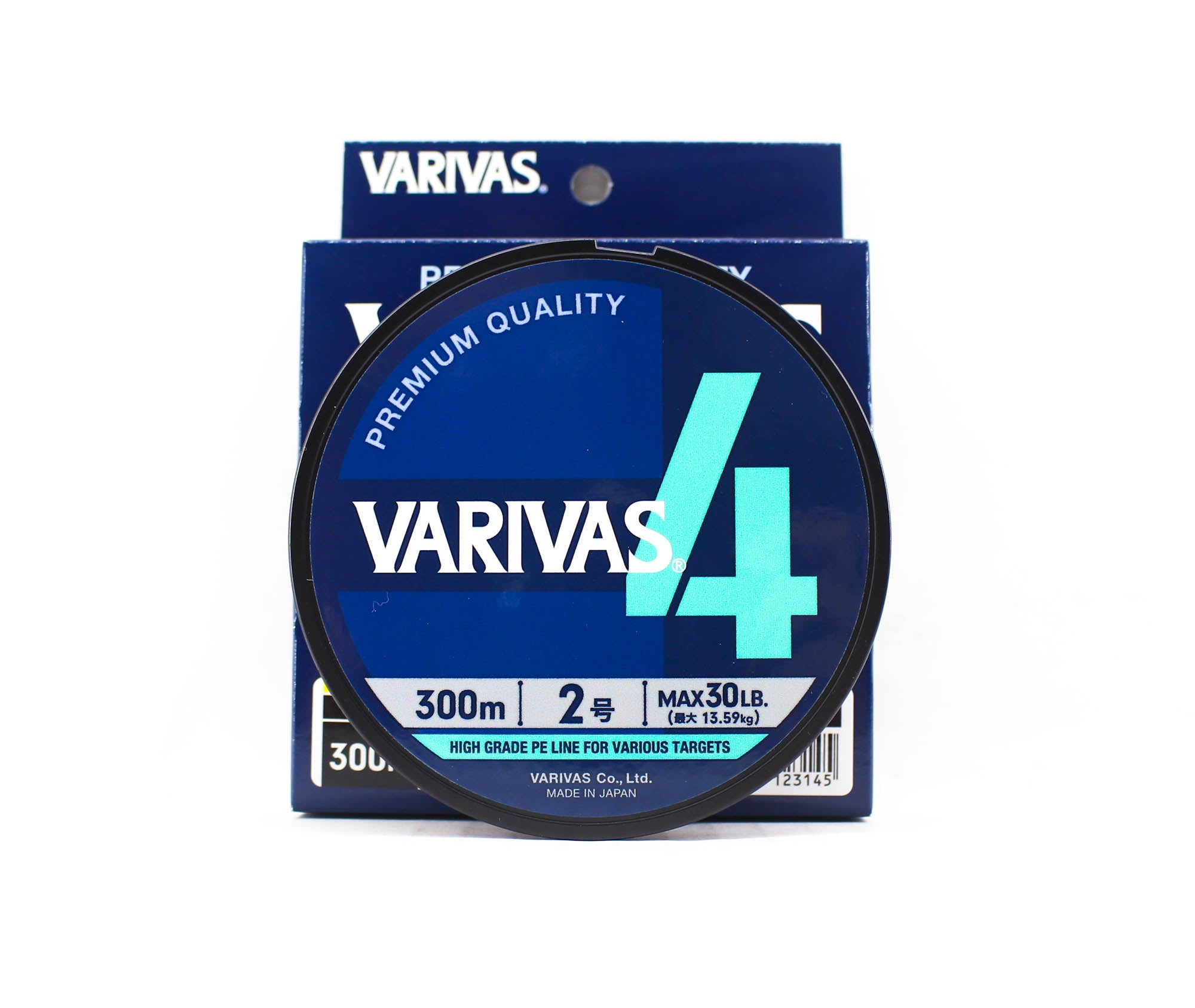 Varivas P.E Line Varivas 4 X4 Multi Color 300m P.E 2 Max 30lb (3145)
