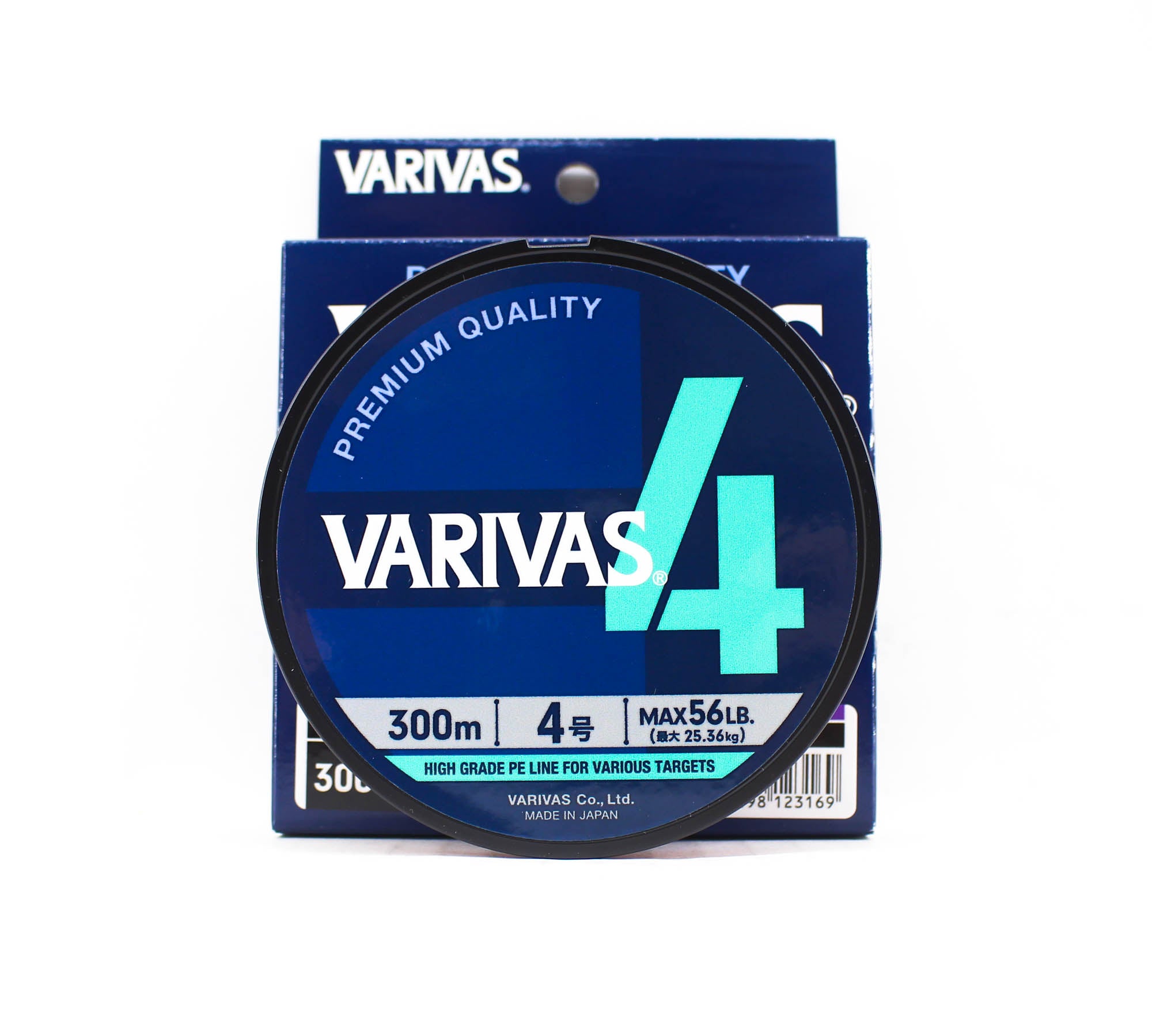 Varivas P.E Line Varivas 4 X4 Multi Color 300m P.E 4 Max 56lb (3169)