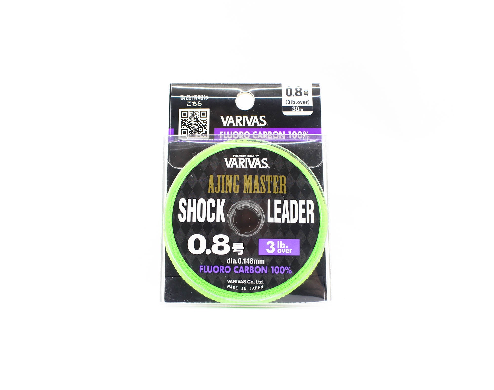 Varivas Fluorocarbon Ajing Master Shock Leader Line 30m 3lb (5347)